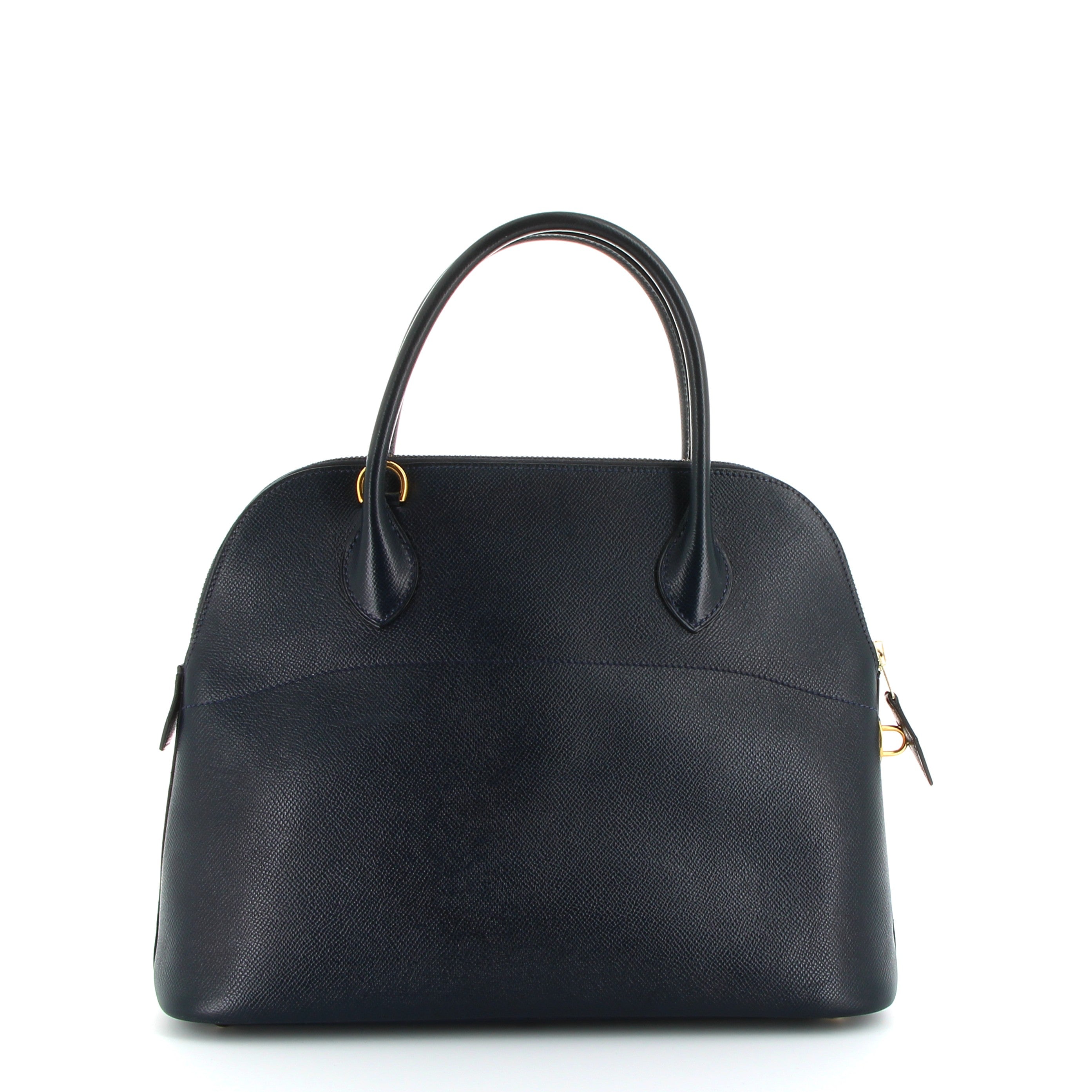 HERMÈS Bolide 30 cuir Epsom Bleu Indigo finition dorée