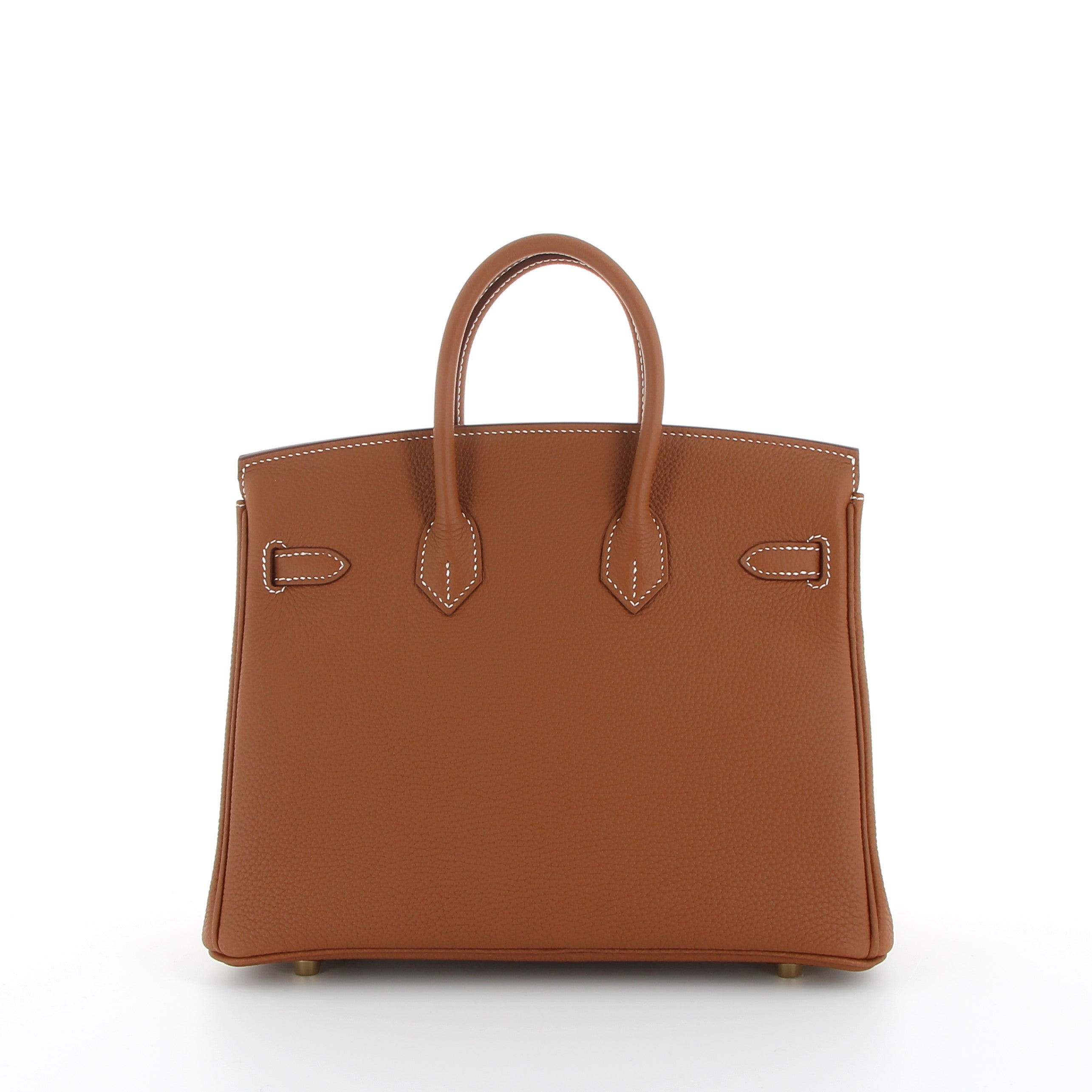 HERMÈS Birkin 25 cuir Togo Gold finition dorée