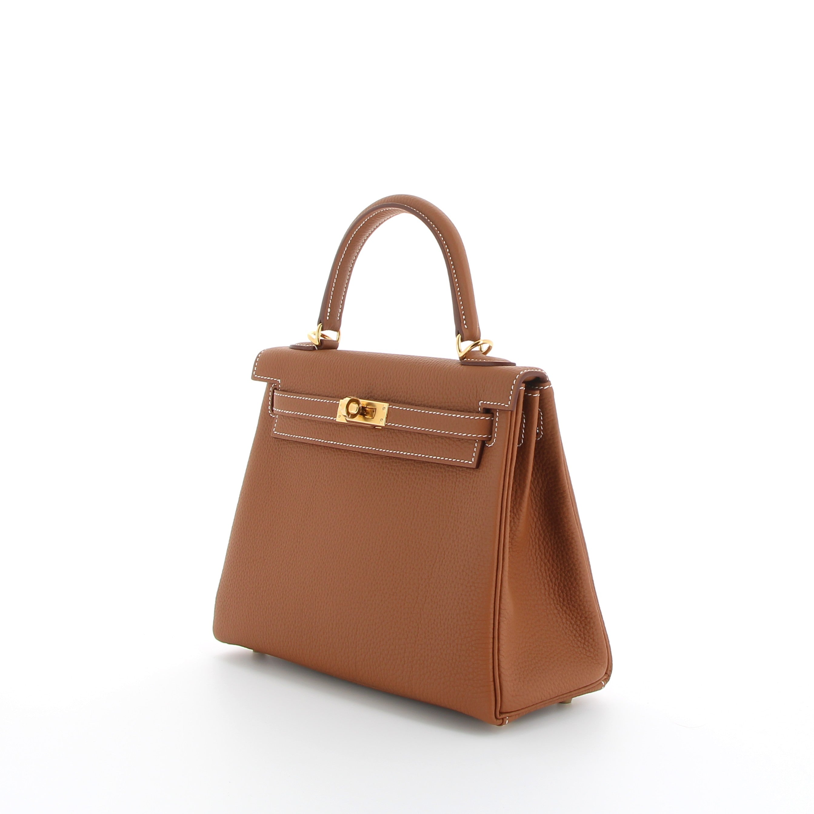 HERMÈS Kelly 25 Gold Togo Finition Or jaune