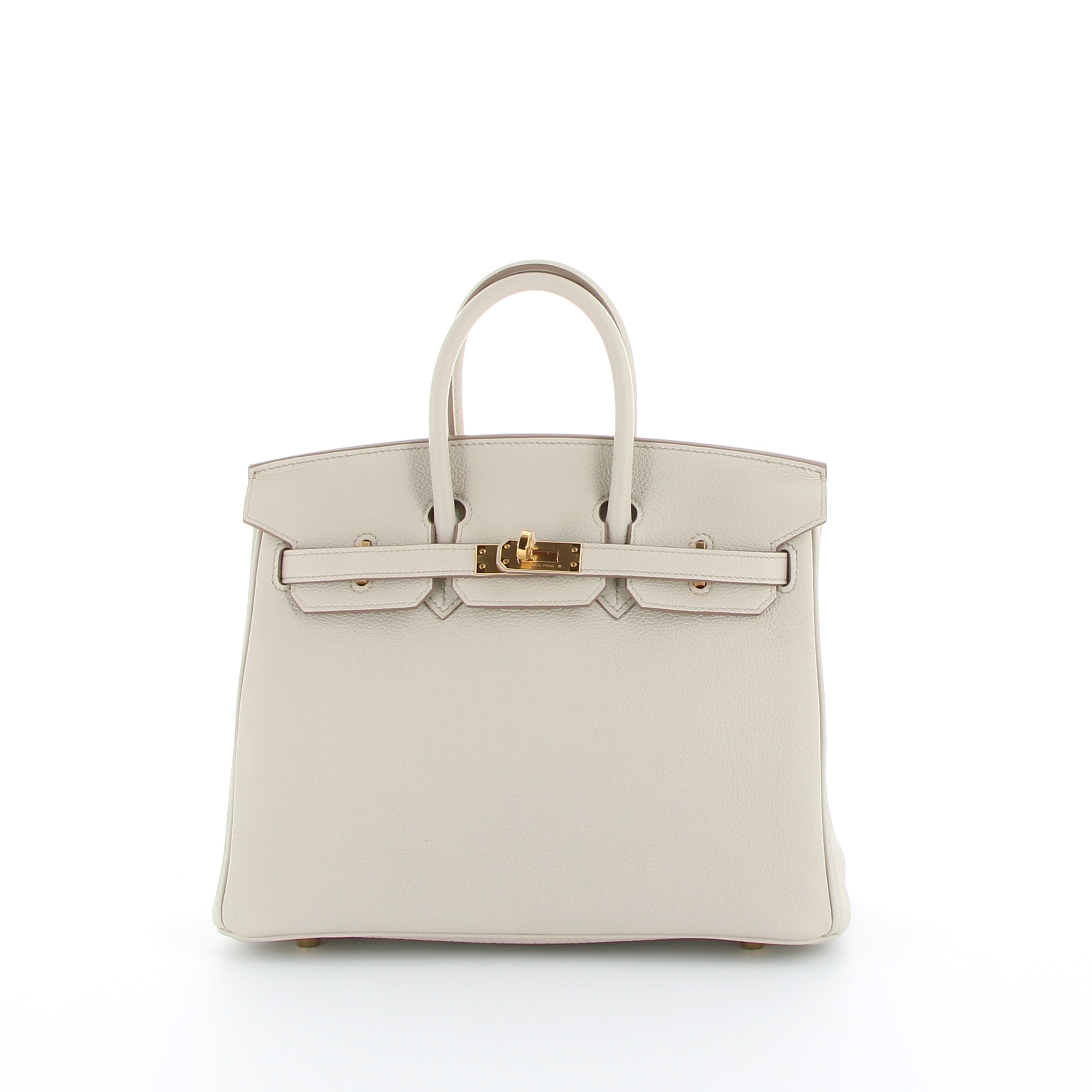Hermès Birkin 25cm Craie Epsom Gold Hardware