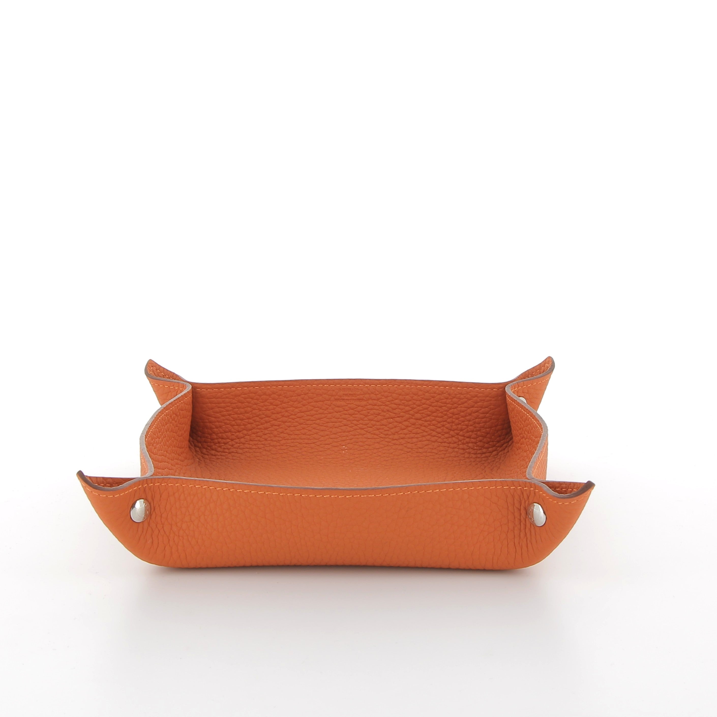 HERMÈS Vide-poche Mises et Relances H Evelyne cuir Taurillon Clemence Potiron