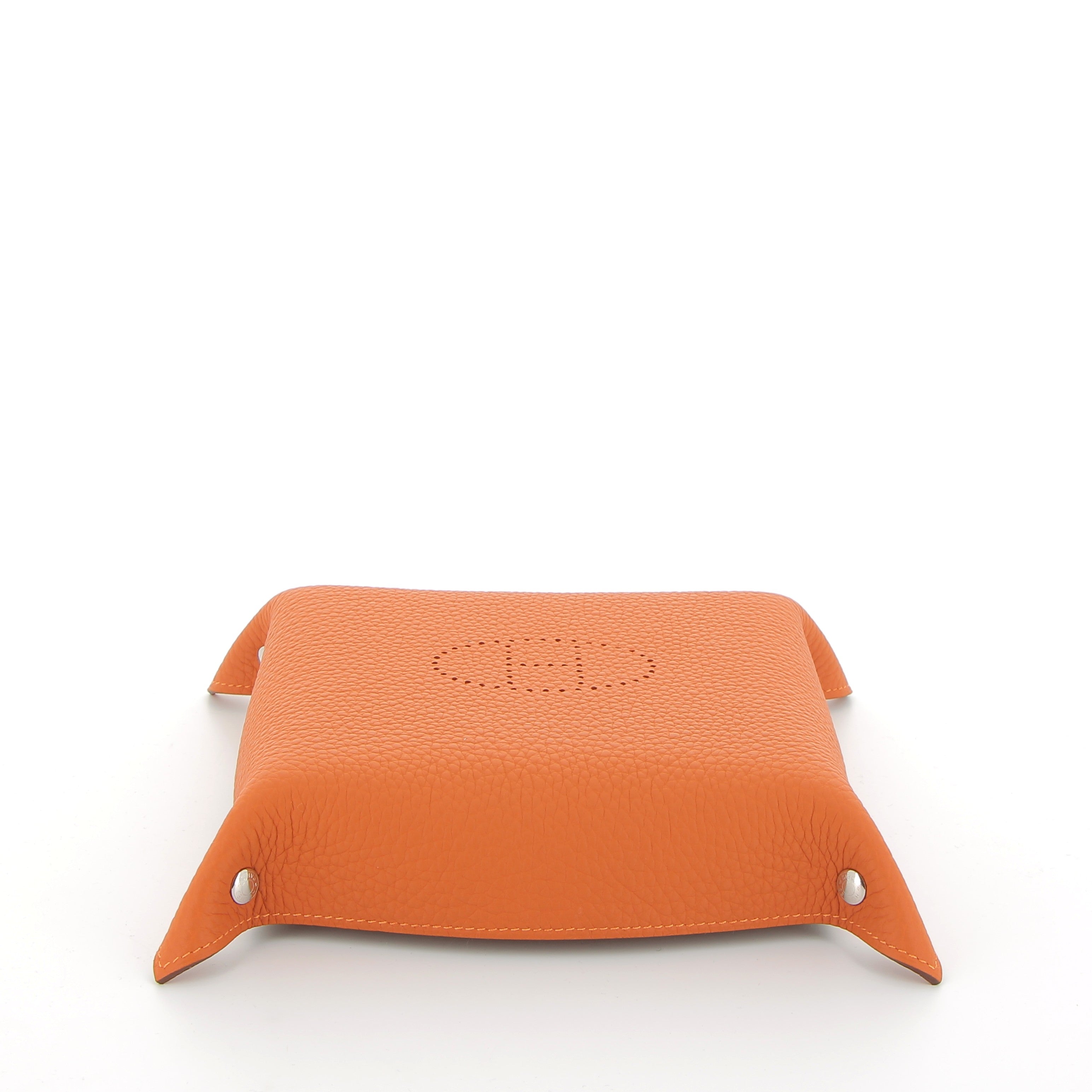 HERMÈS Vide-poche Mises et Relances H Evelyne cuir Taurillon Clemence Potiron