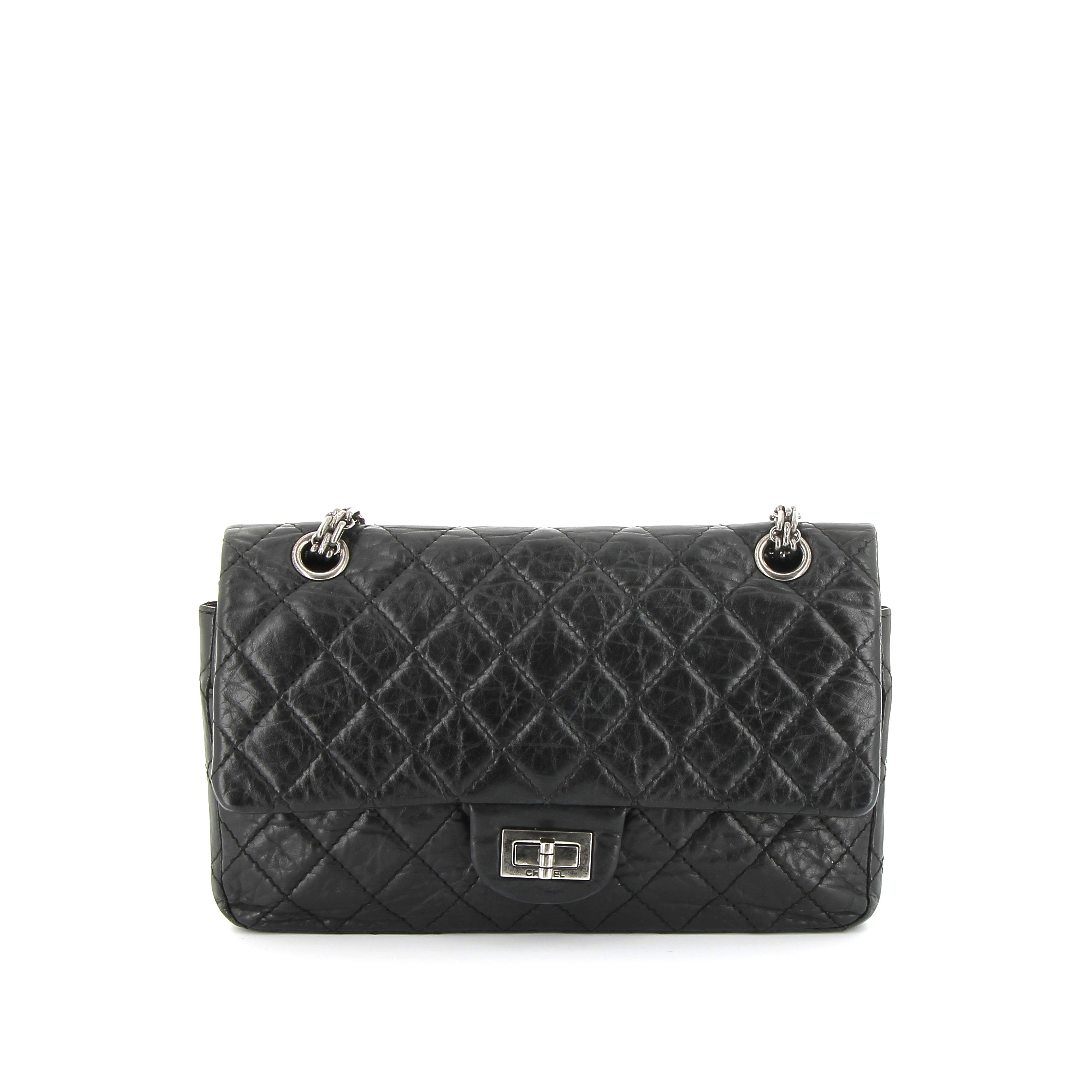 CHANEL Timeless 2.55 Cuir Noir Matelassé