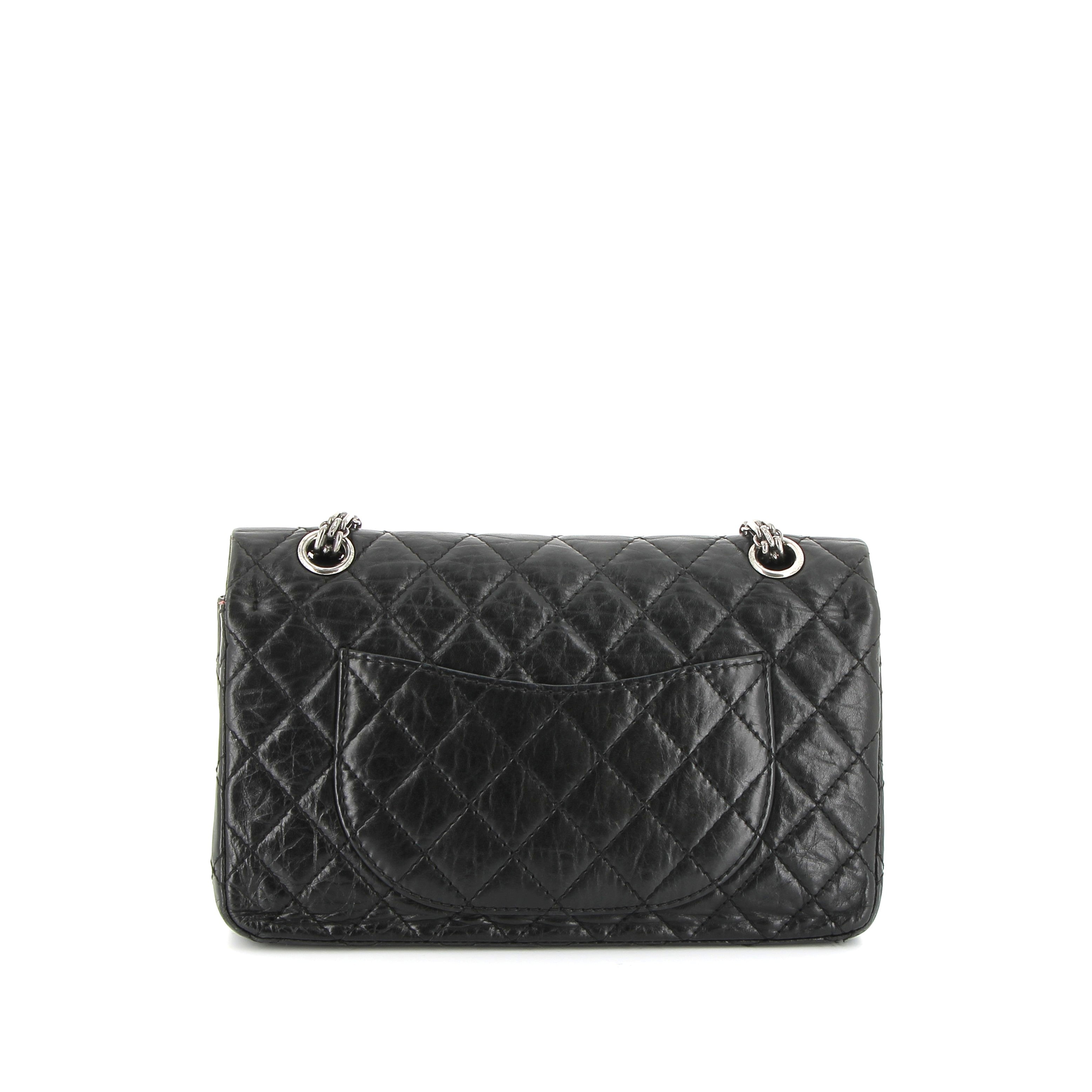 CHANEL Timeless 2.55 Cuir Noir Matelassé