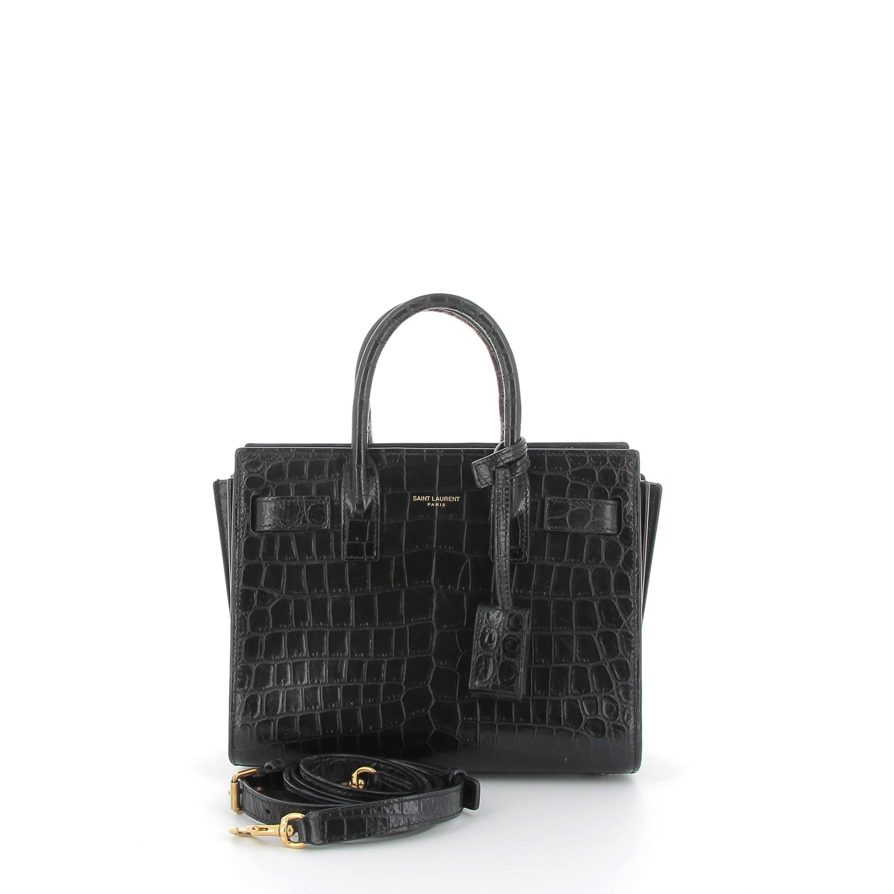 SAINT LAURENT Sac de jour Noir en cuir