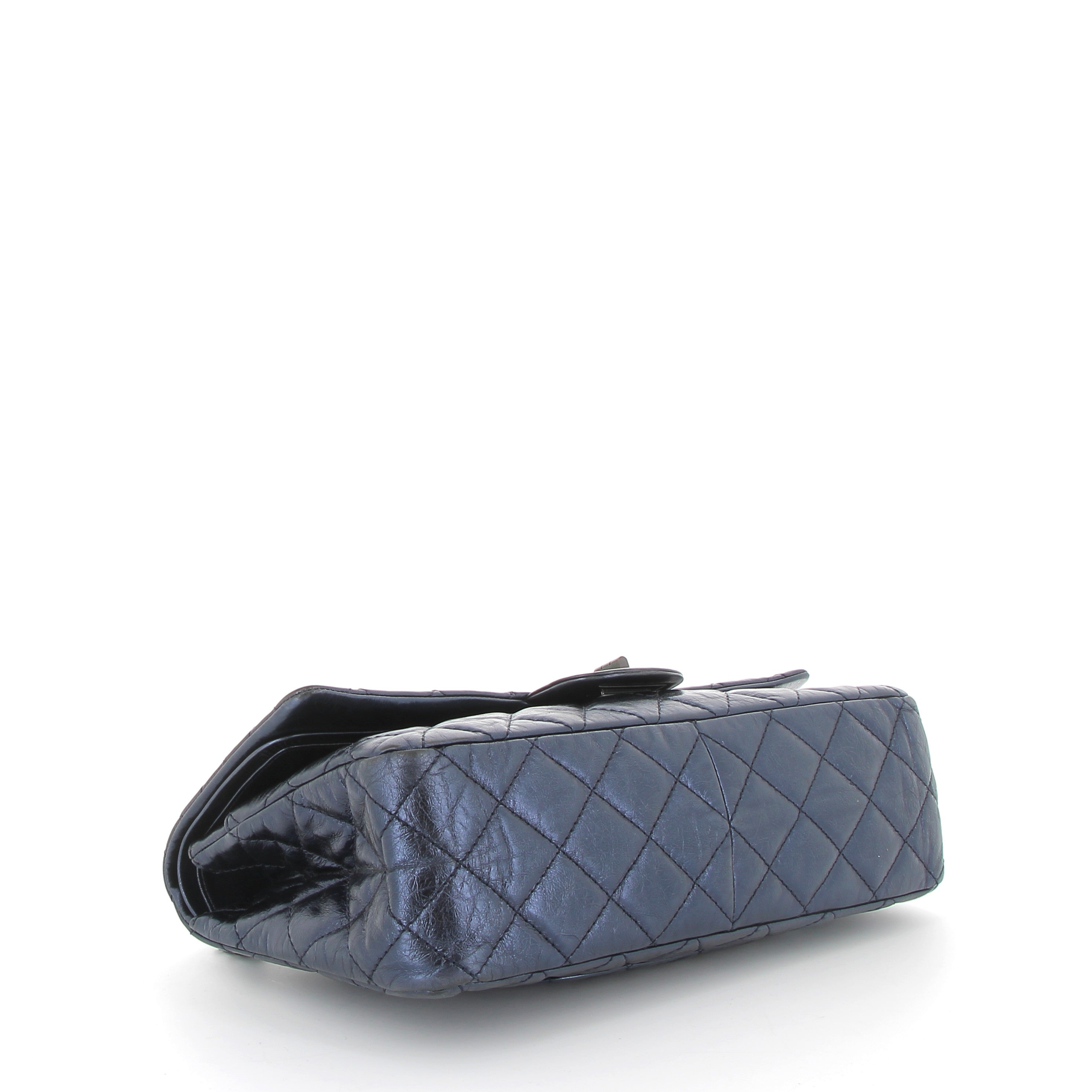 CHANEL Timeless 2.55 Cuir Bleu Marine Matelassé