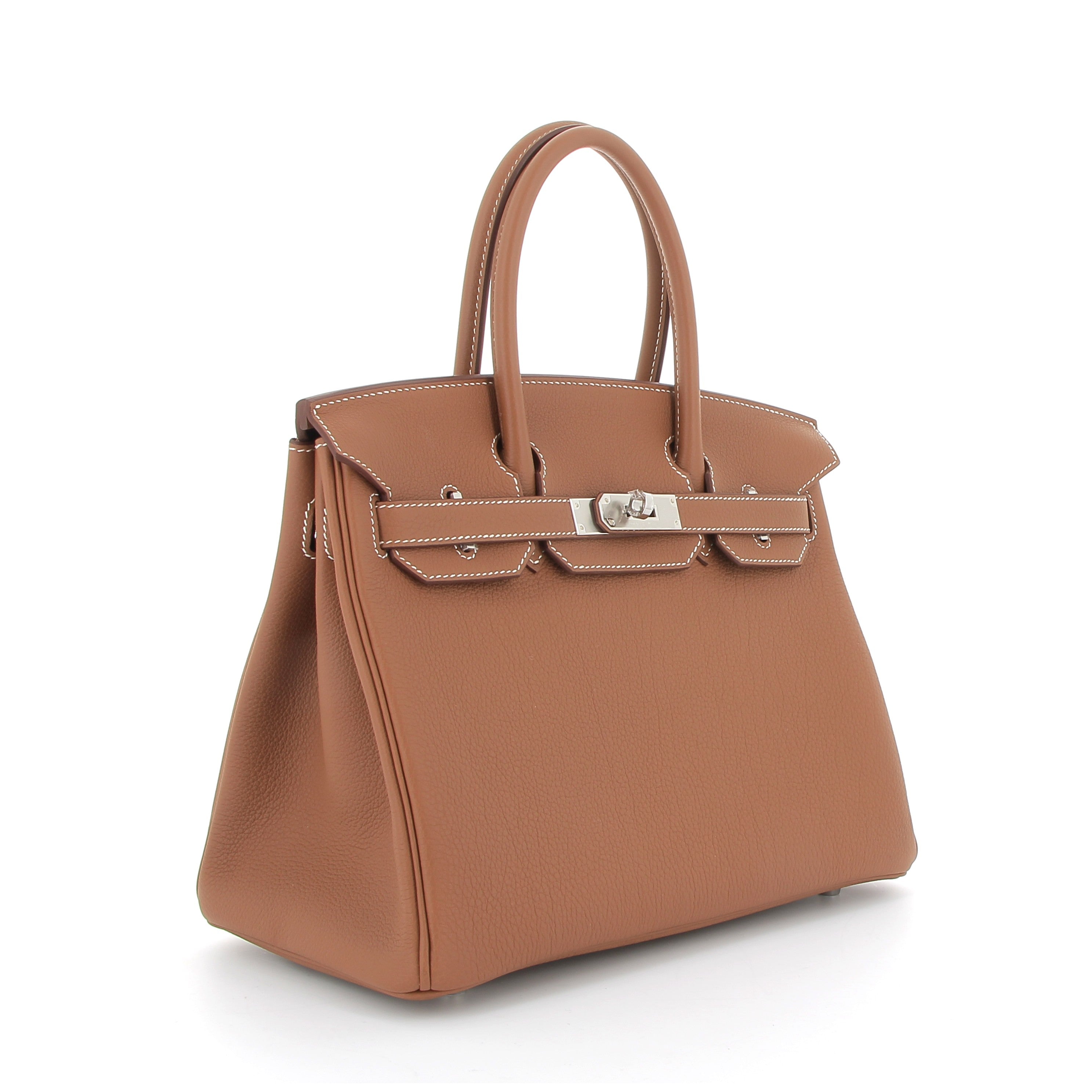HERMÈS Birkin 30 Gold Togo Finition Palladié