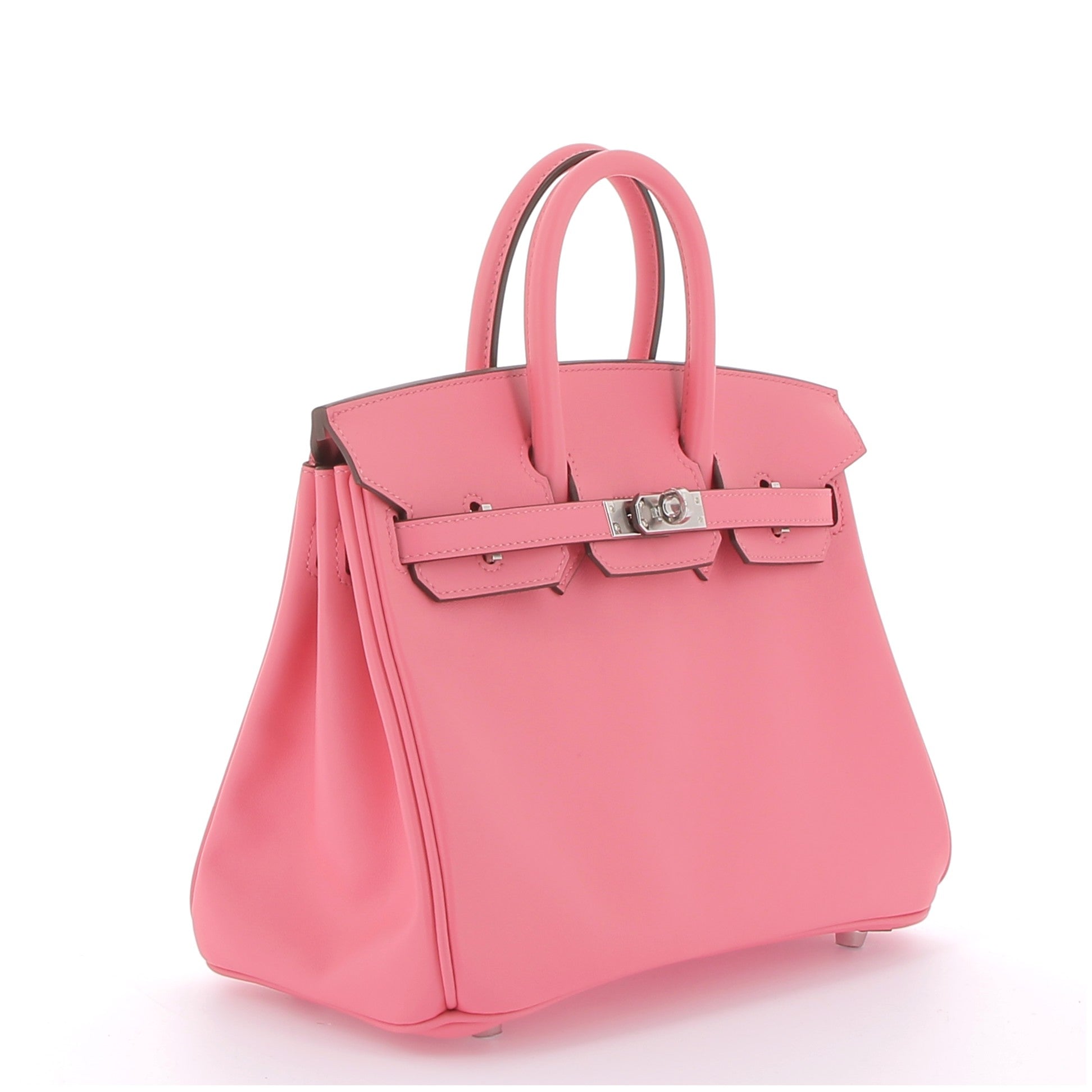 HERMES Birkin 30 Rose Confetti Swift Finition Palladié