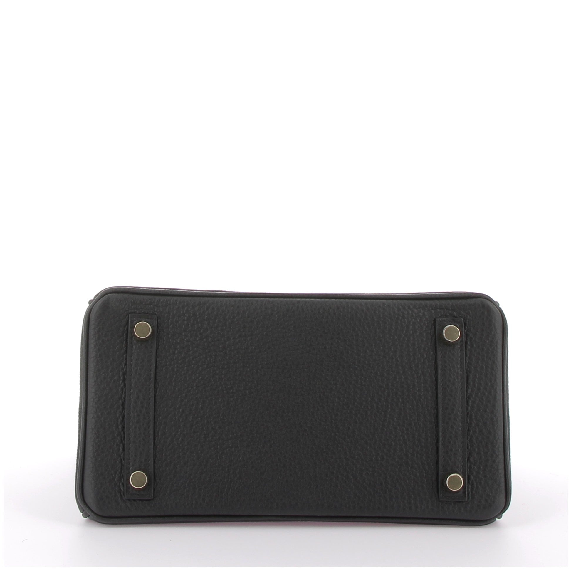 HERMES Birkin 25 Touch Noir Togo / Crocodile Finition Or Jaune