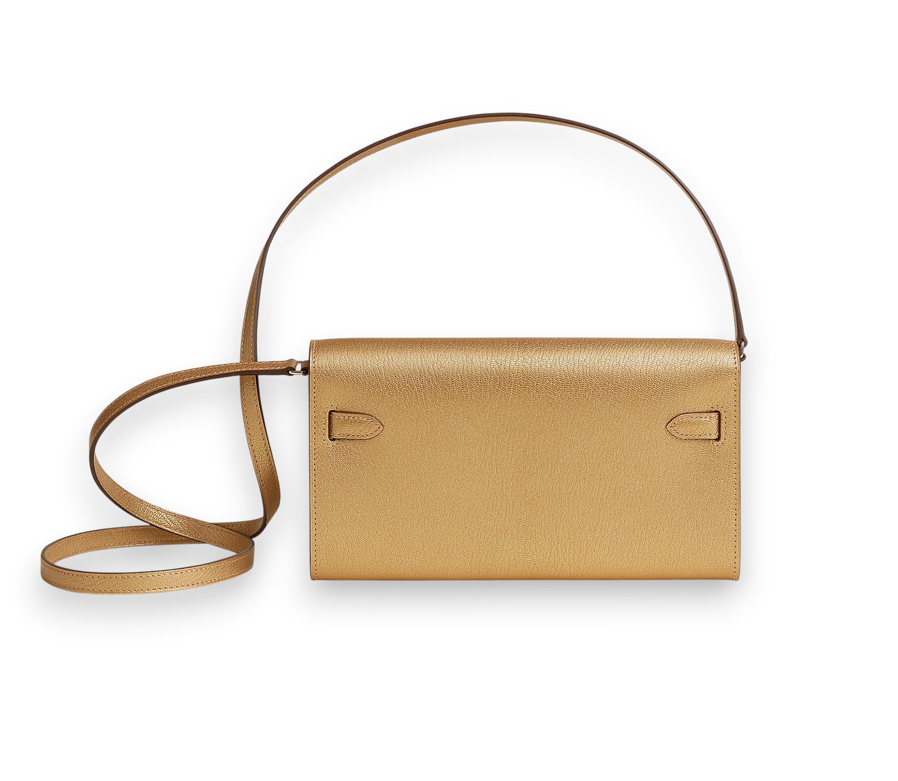 HERMES KELLY TO GO Doree Chamkilight Finition Permabrass