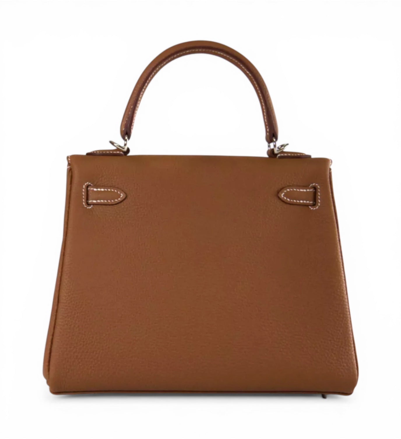 HERMES Kelly 25 Gold Togo Palladium Finish