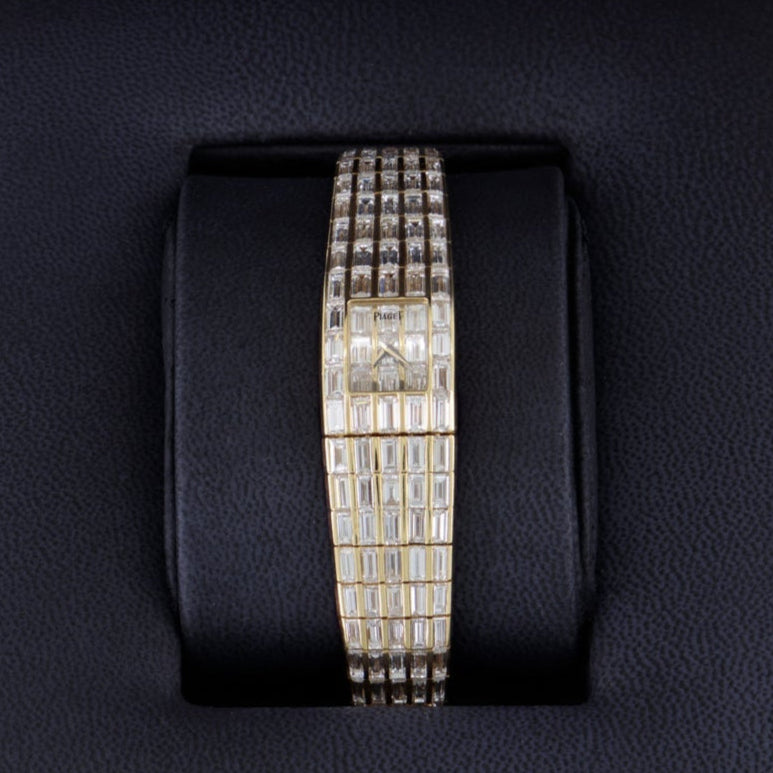 Montres Piaget Galaxy Or Jaune et Bracelet Pavé de Diamants