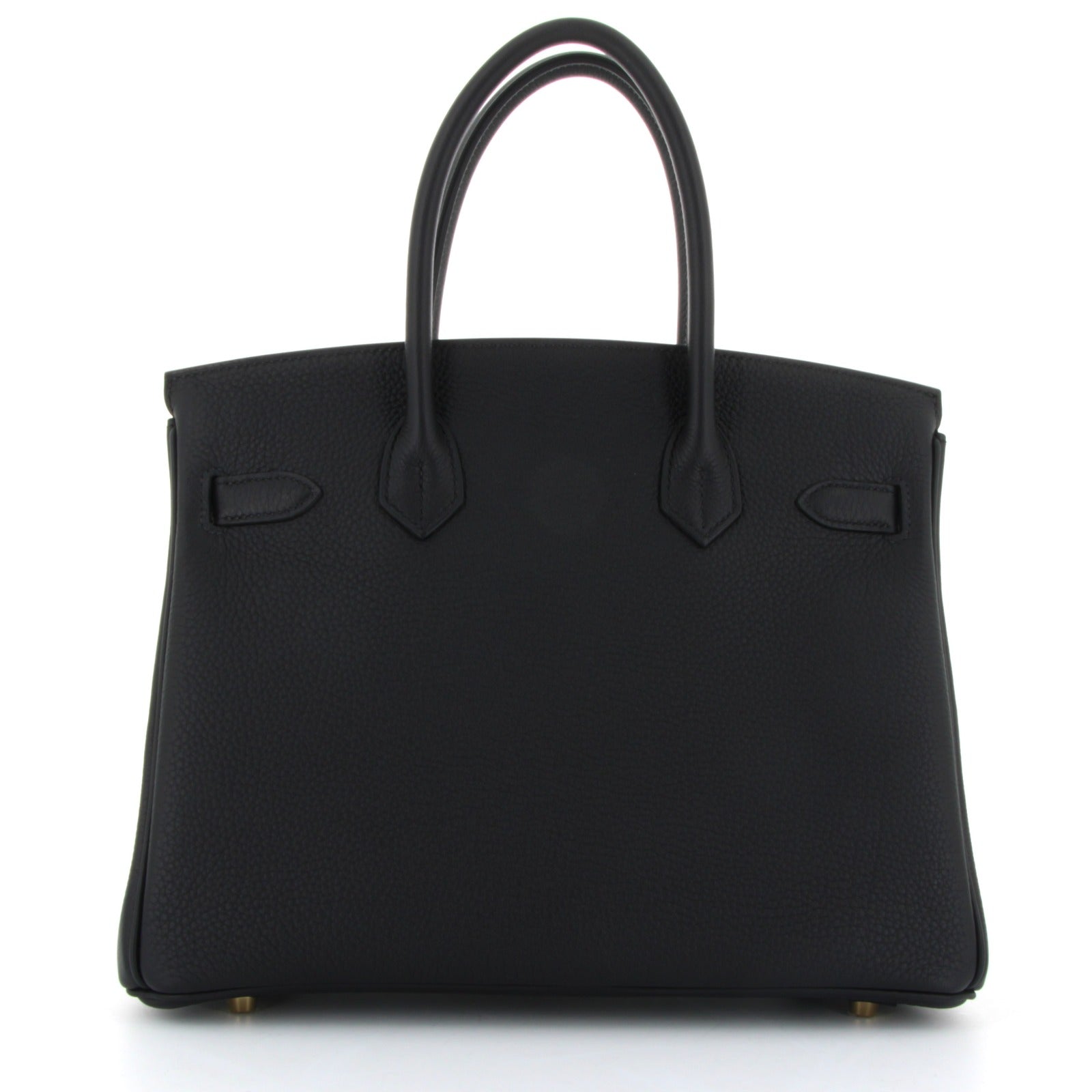 Hermes Birkin 30 Noir Togo Finition Permabrass