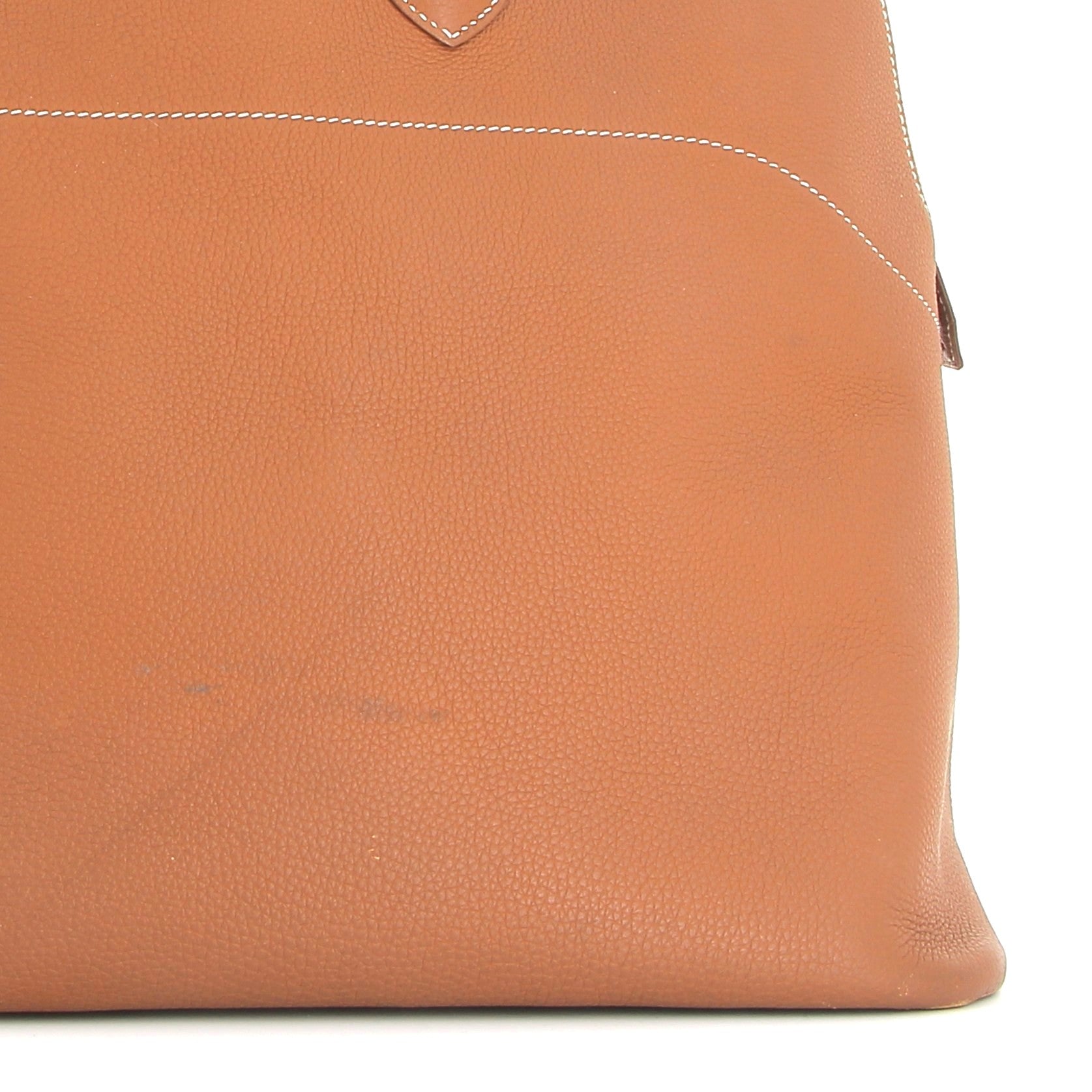 HERMÈS Bolide 45 Shark Gold Togo Finition Palladié