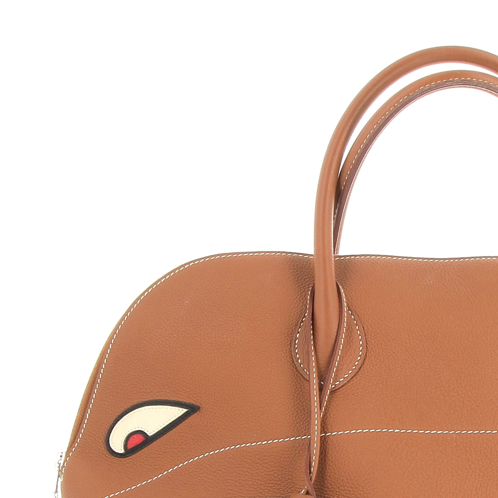 HERMÈS Bolide 45 Shark Gold Togo Finition Palladié