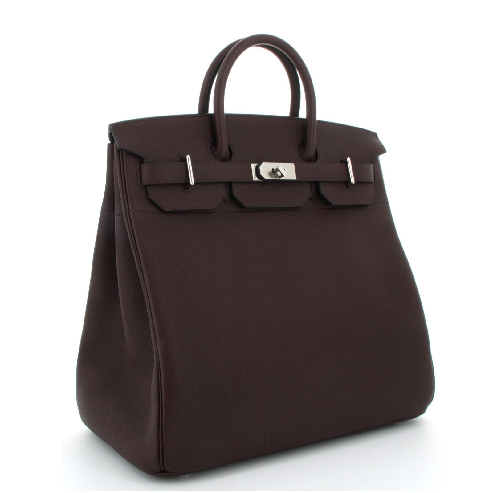 HERMÈS HAUT À COURROIES 40 ROUGE H TOGO HSS SPECIAL ORDER FINITION Palladié
