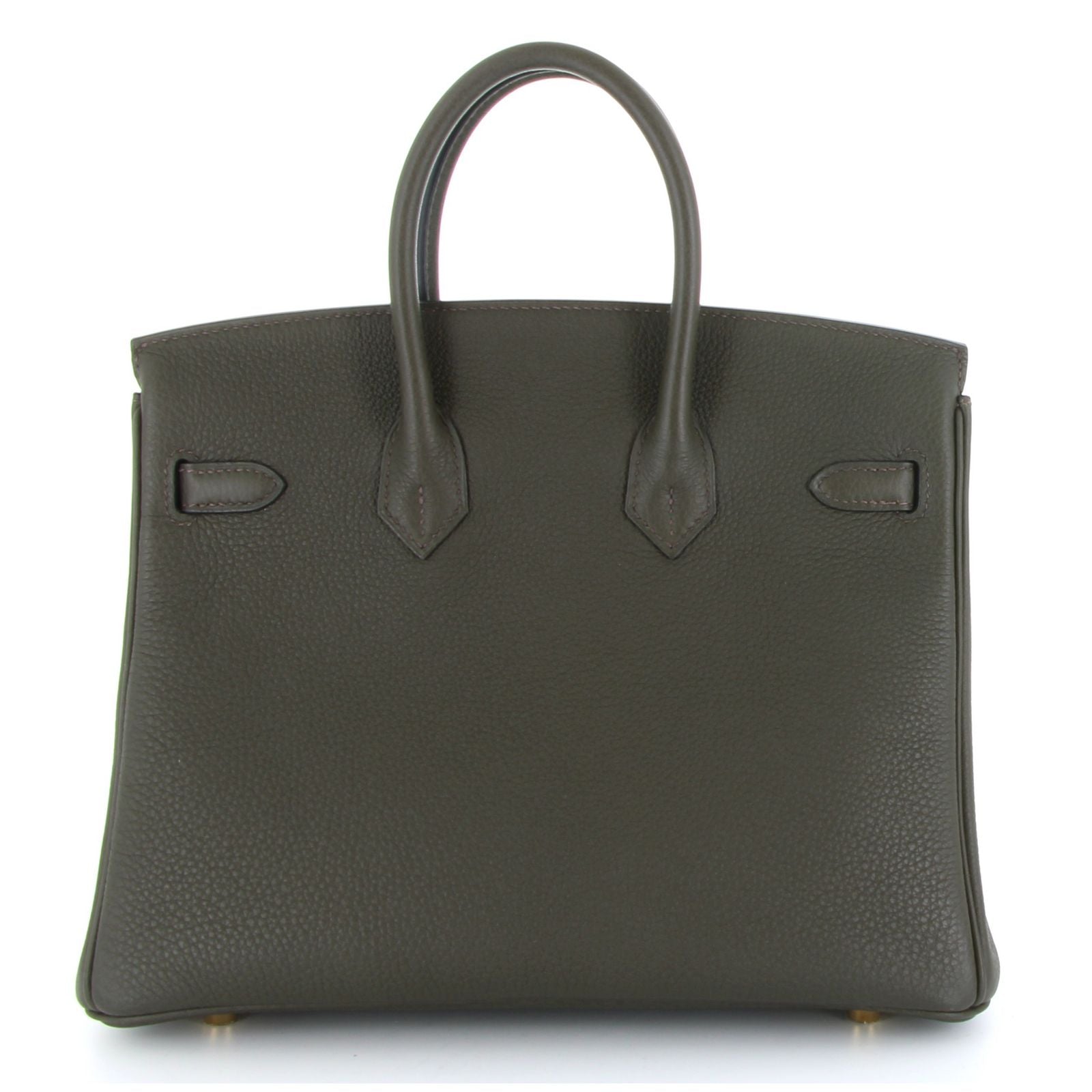 Hermes Birkin 25 Vert De Gris Togo Or Jaune