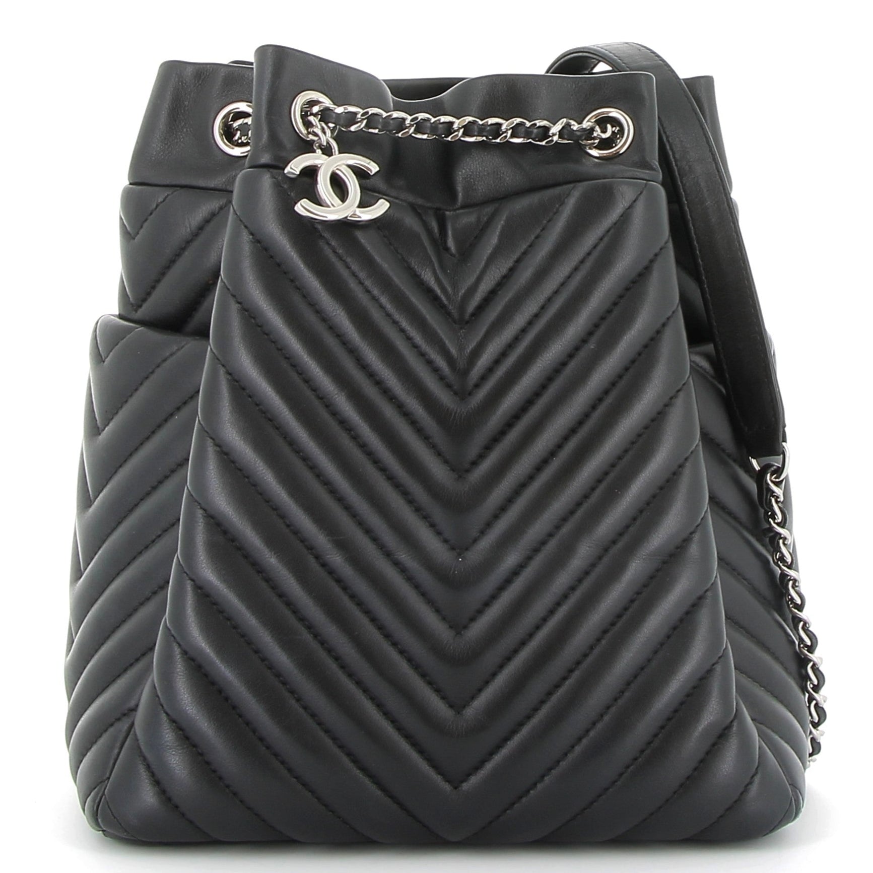 CHANEL Sac Sceau Urban Spirit Cuir Noir