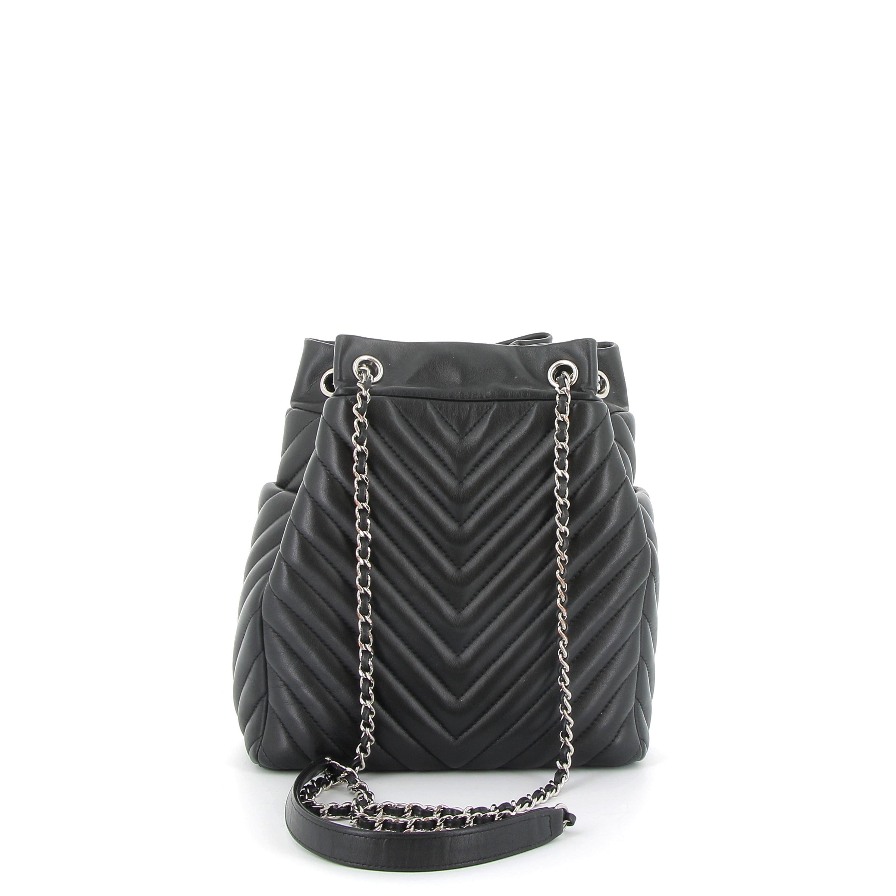 CHANEL Sac Sceau Urban Spirit Cuir Noir