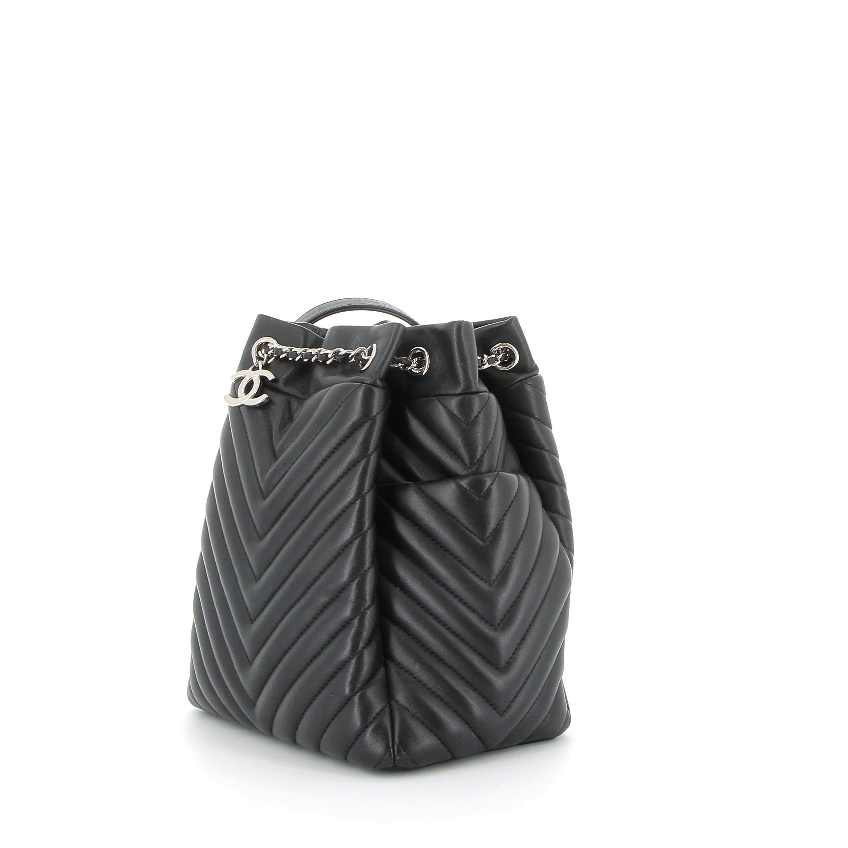 CHANEL Sac Sceau Urban Spirit Cuir Noir