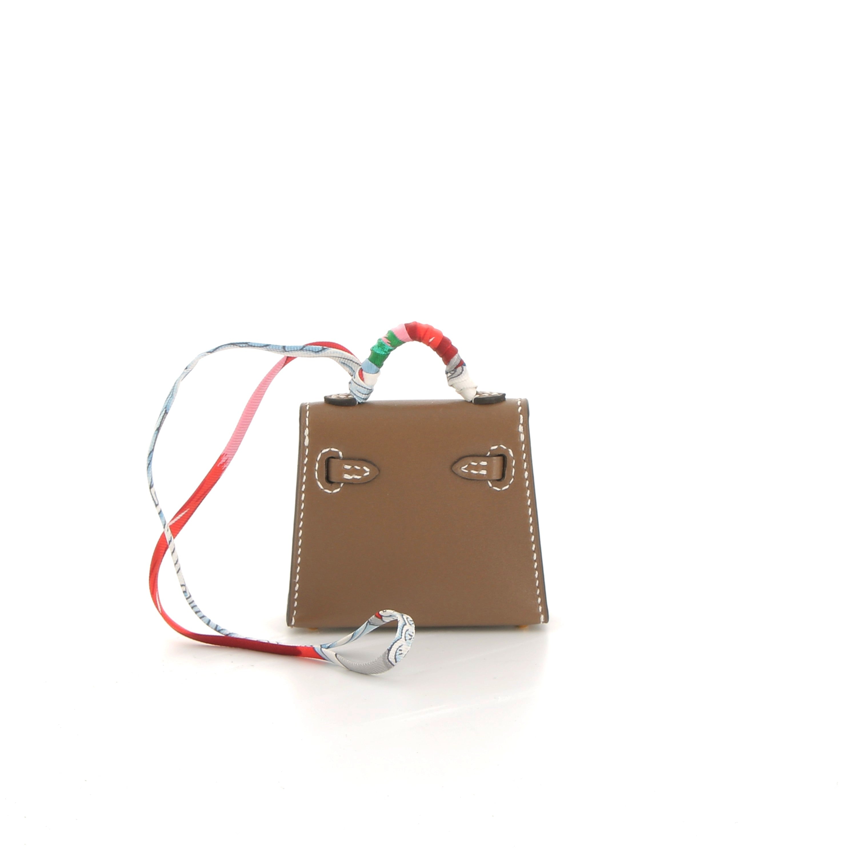 HERMES Charms Kelly Twilly Etoupe