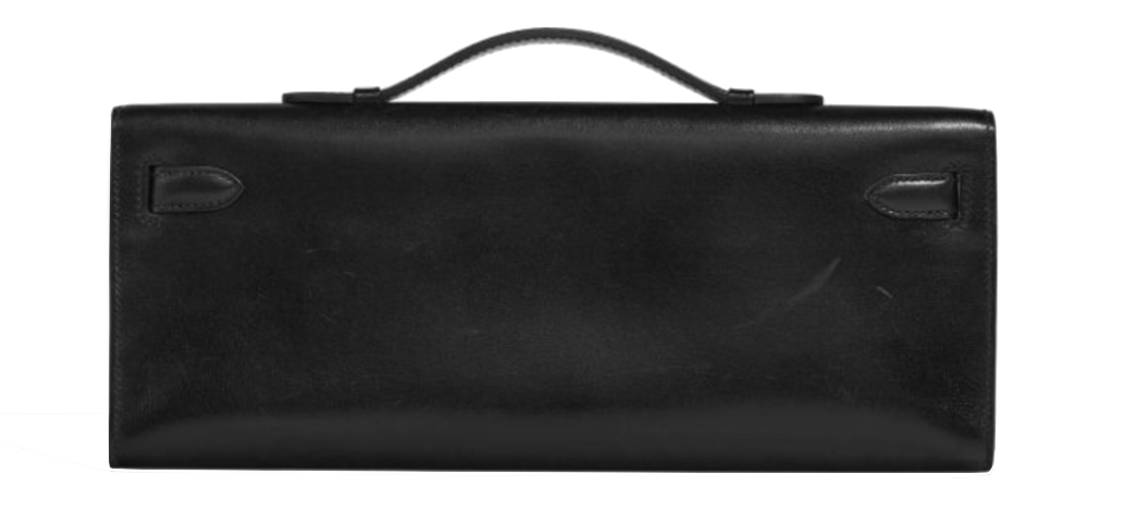 HERMES Kelly Cut So Black Cuir Box Finition Noir