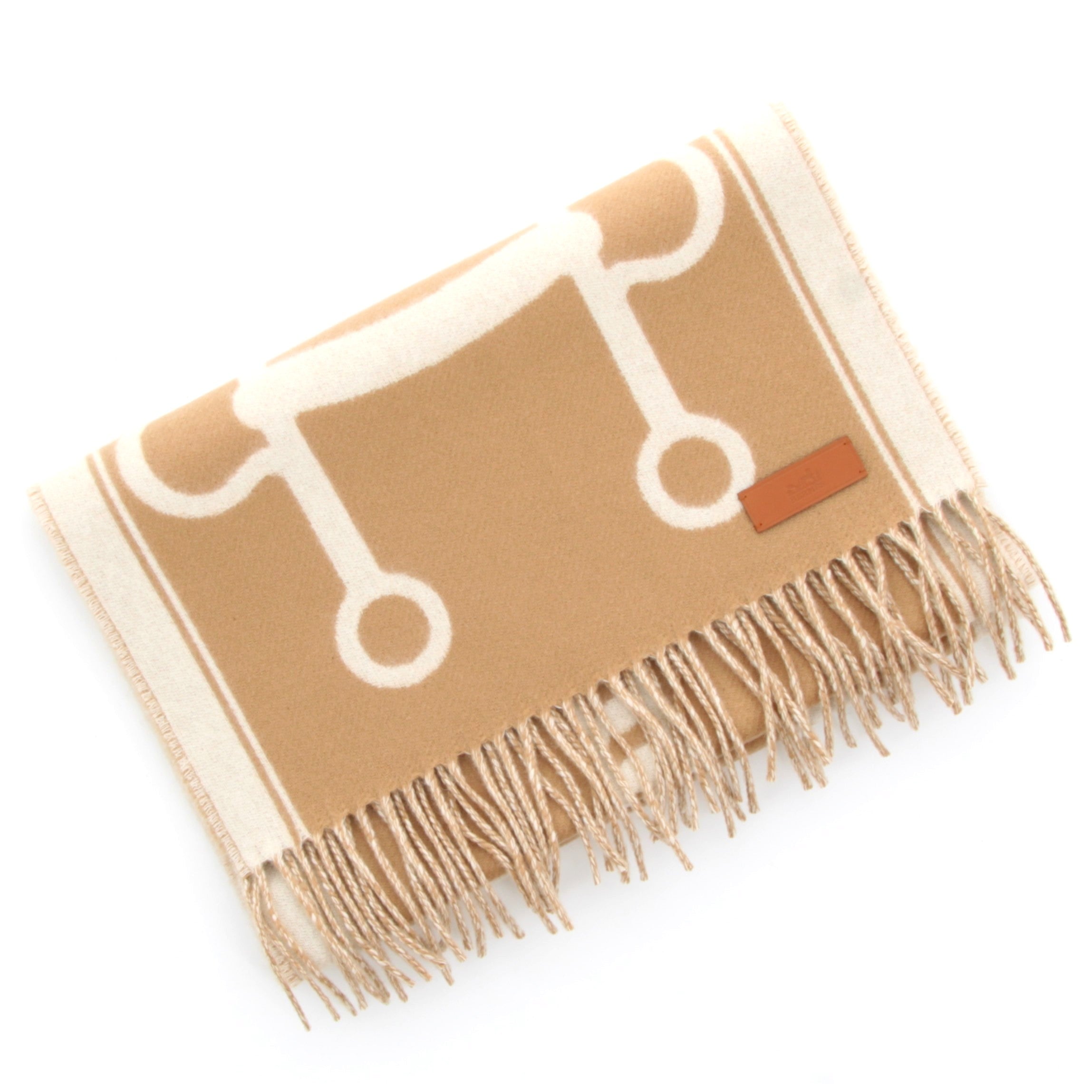 HERMES Echarpe Casaque Mors Cachemire