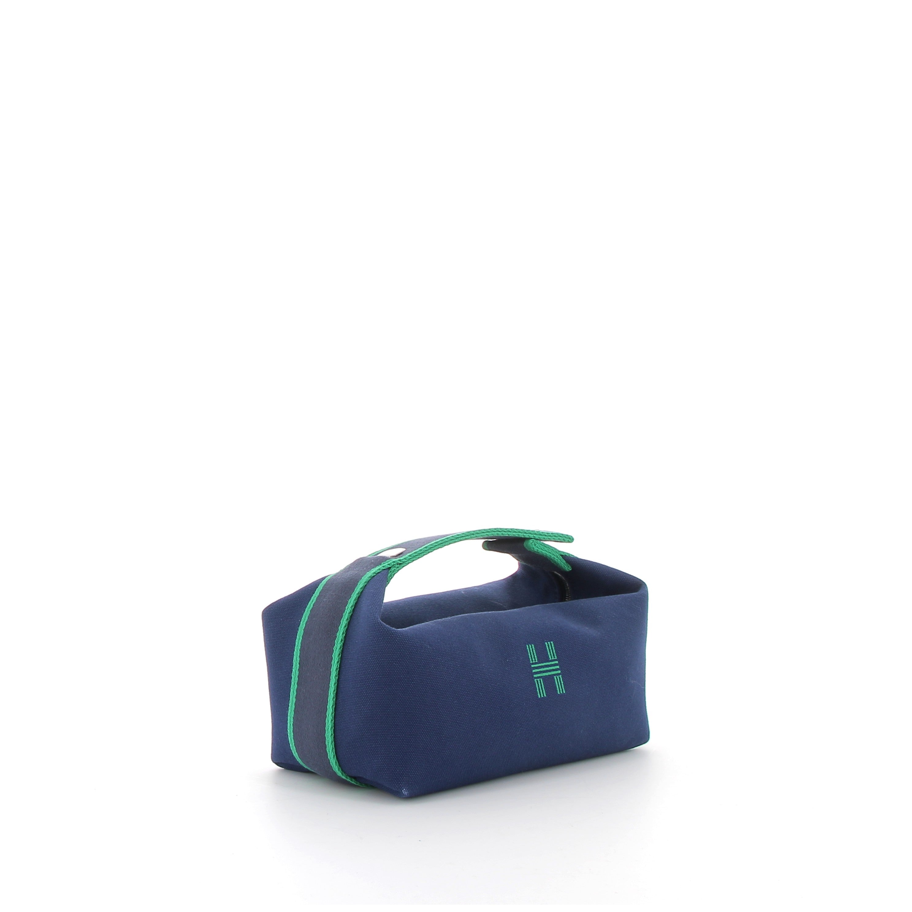 HERMÈS trousse Bride-à-Brac Bleu Petit modèle