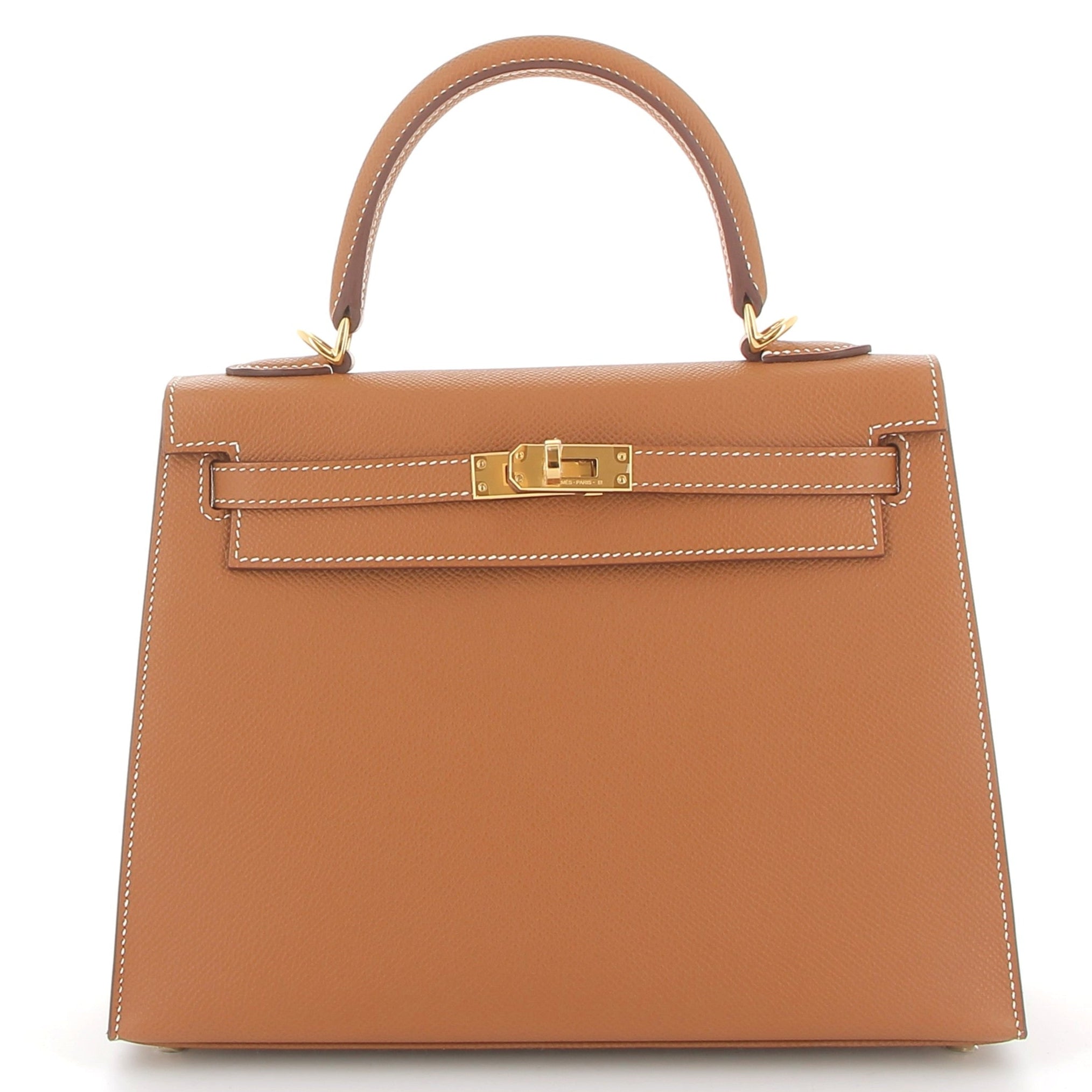 HERMÈS Kelly 25 Gold Epsom Finition Or jaune
