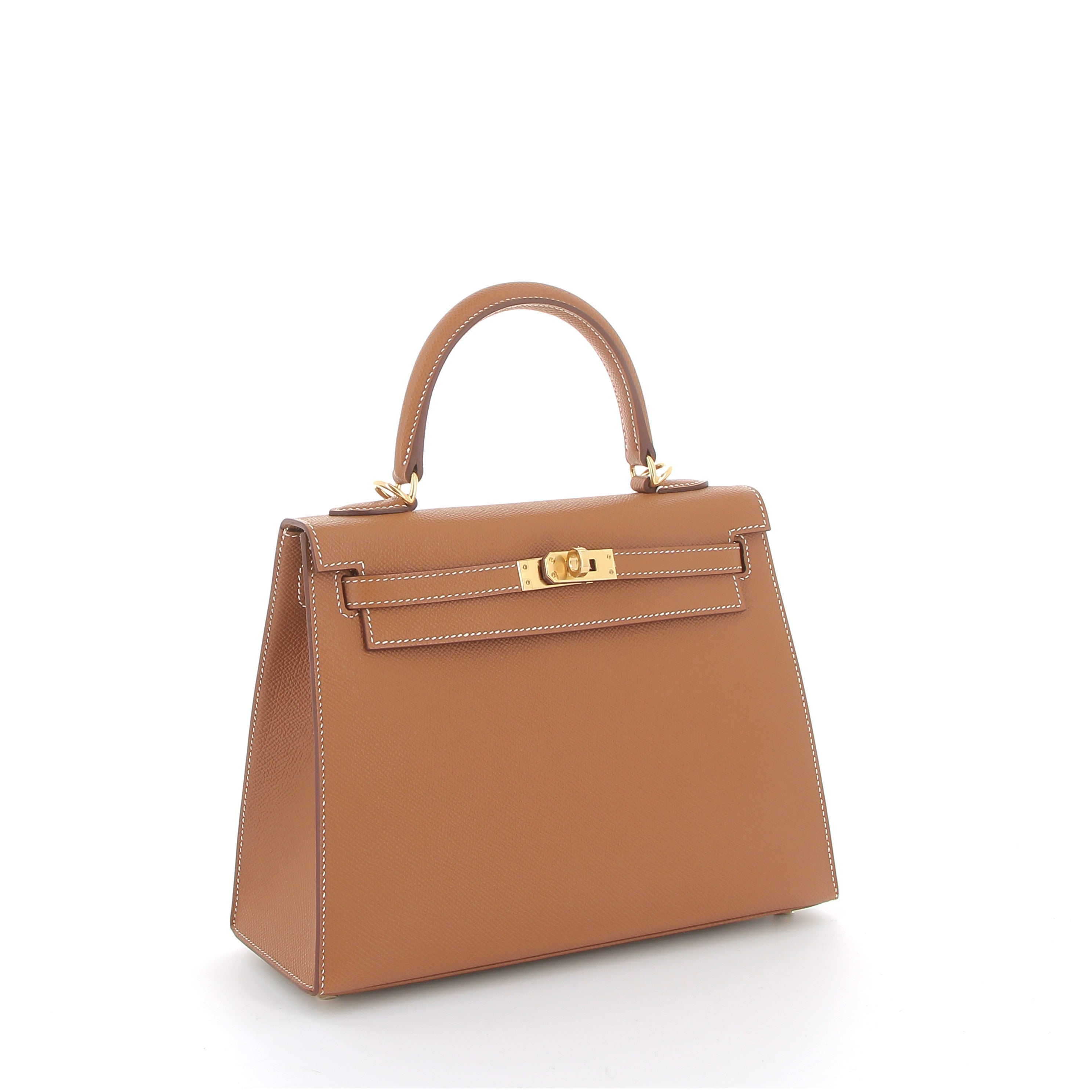 HERMÈS Kelly 25 Gold Epsom Finition Or jaune
