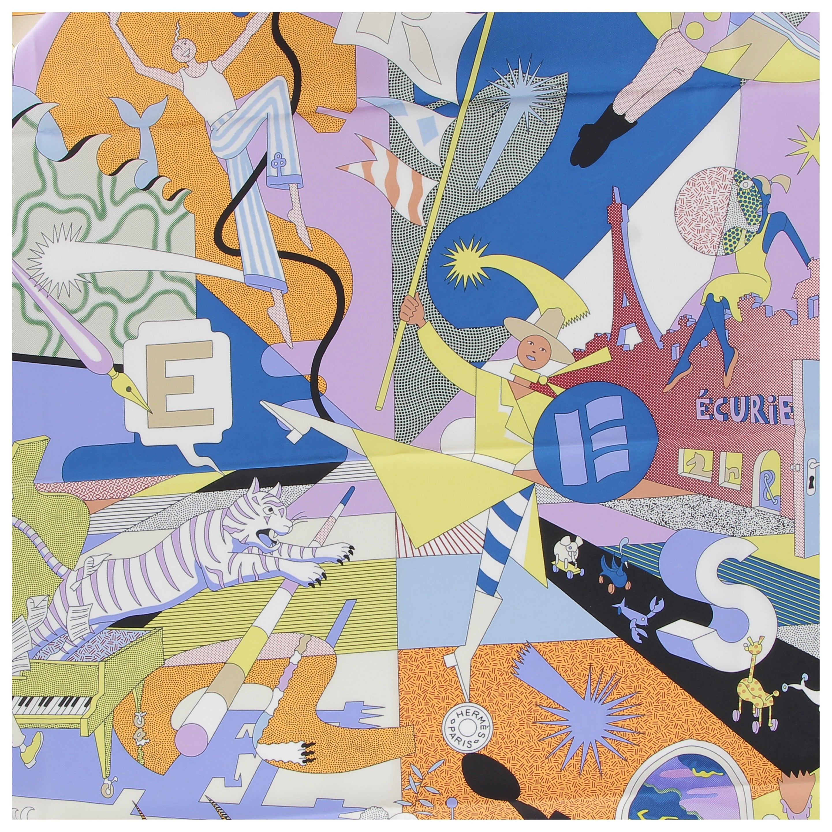 HERMÈS Foulard Carré 90 Ça Décoiffe