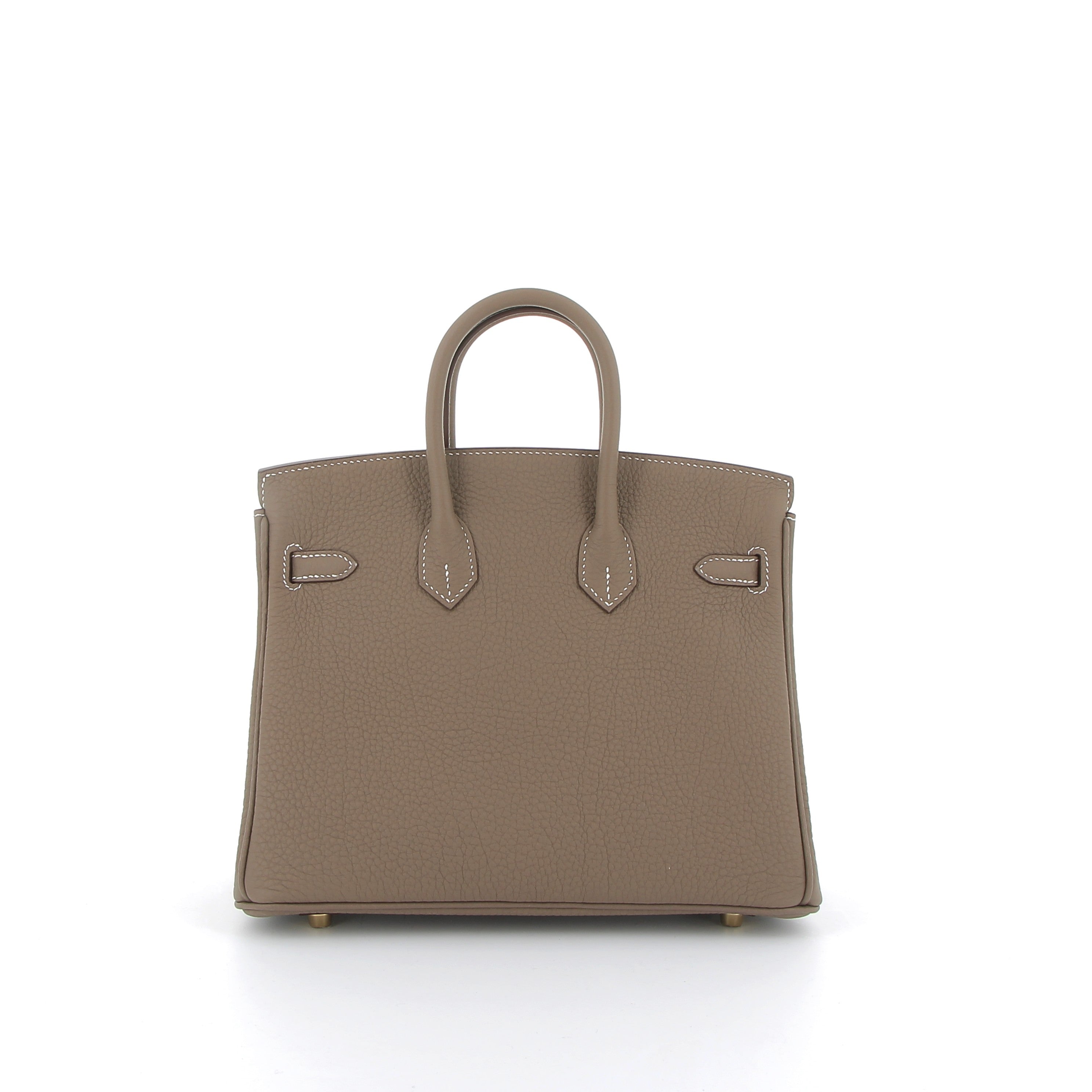 HERMES Birkin 25 Etoupe Togo Finition Or Jaune