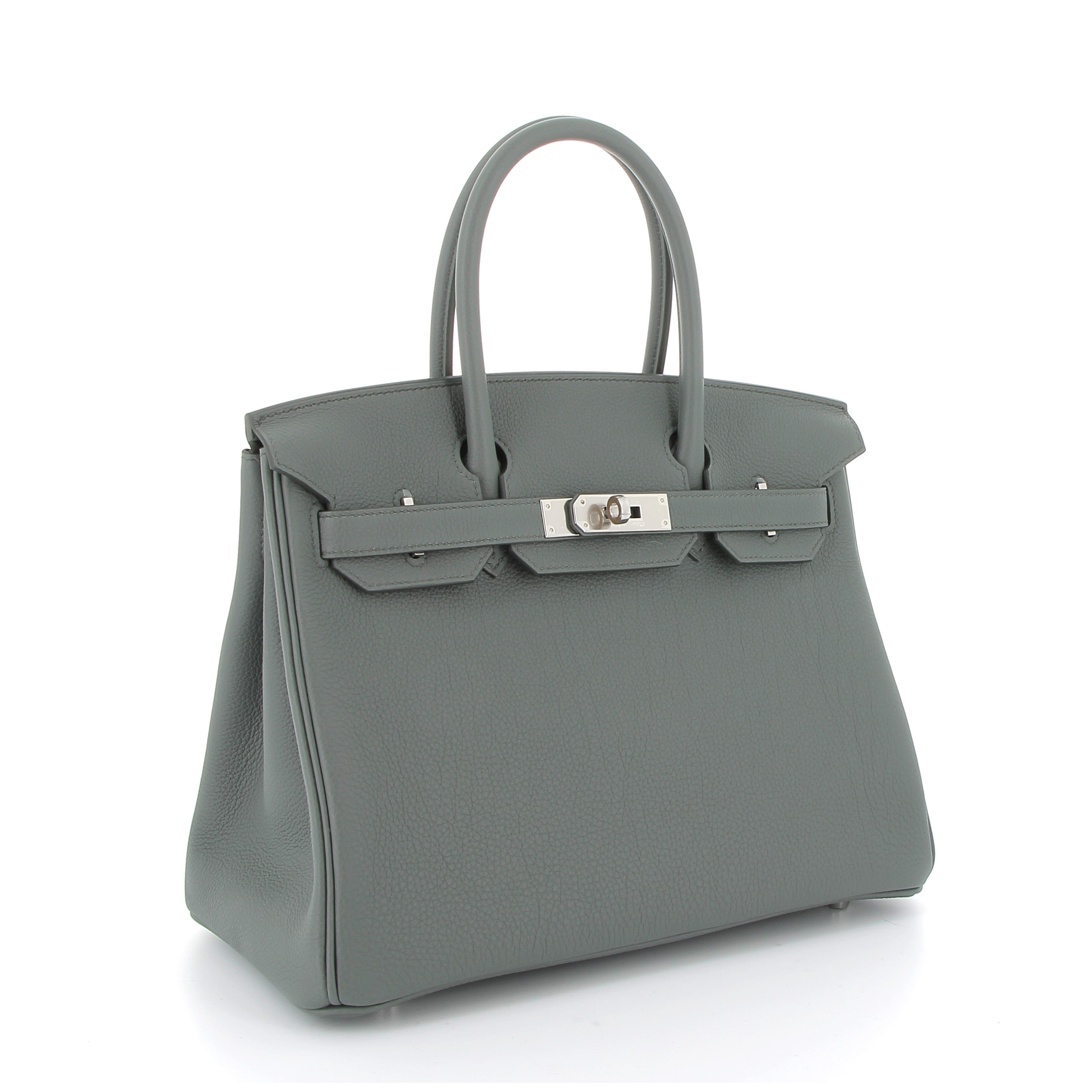 HERMES Birkin 30 Vert Amande Finition Palladié