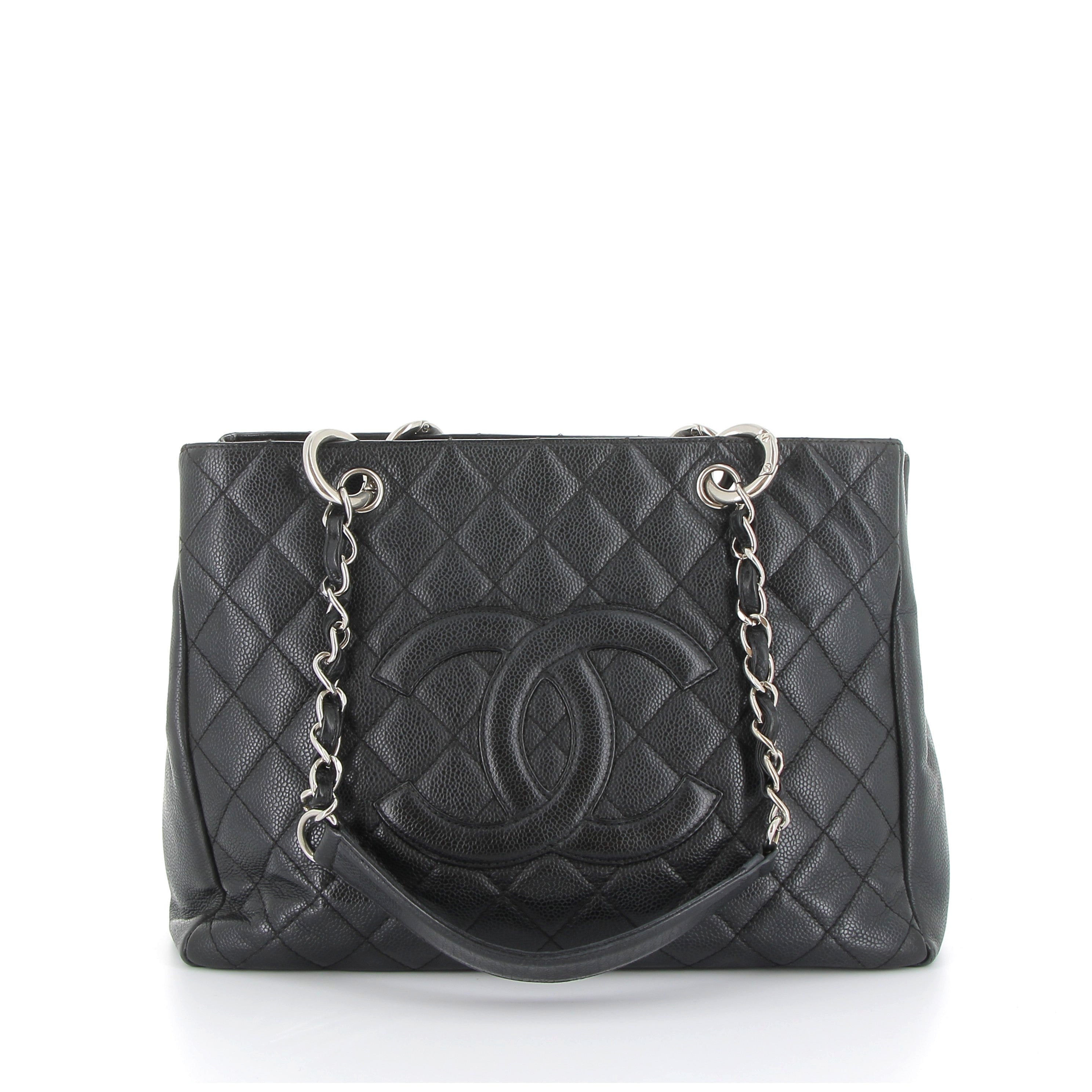 CHANEL Cabas Grand Shopping Noir en Cuir