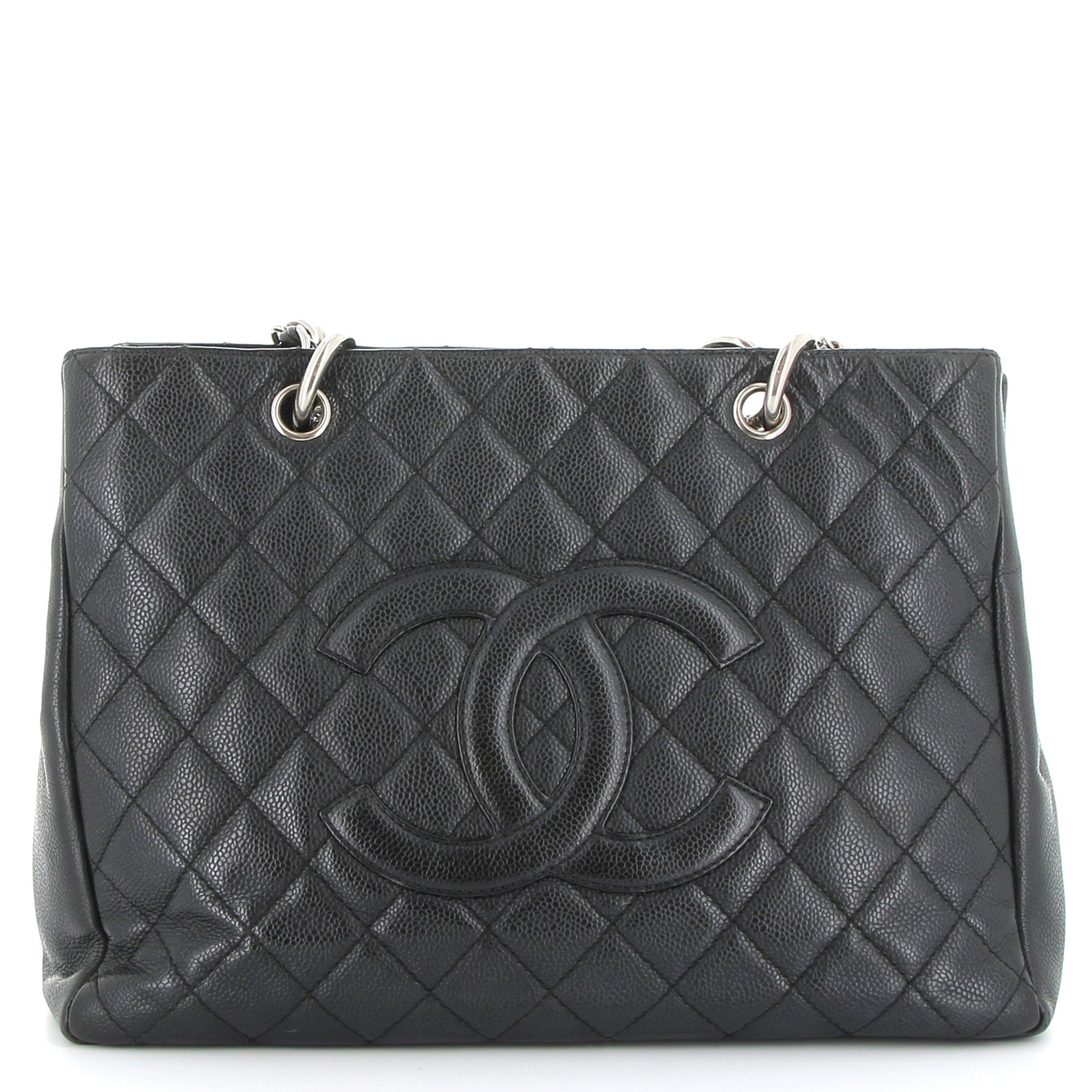 CHANEL Cabas Grand Shopping Noir en Cuir