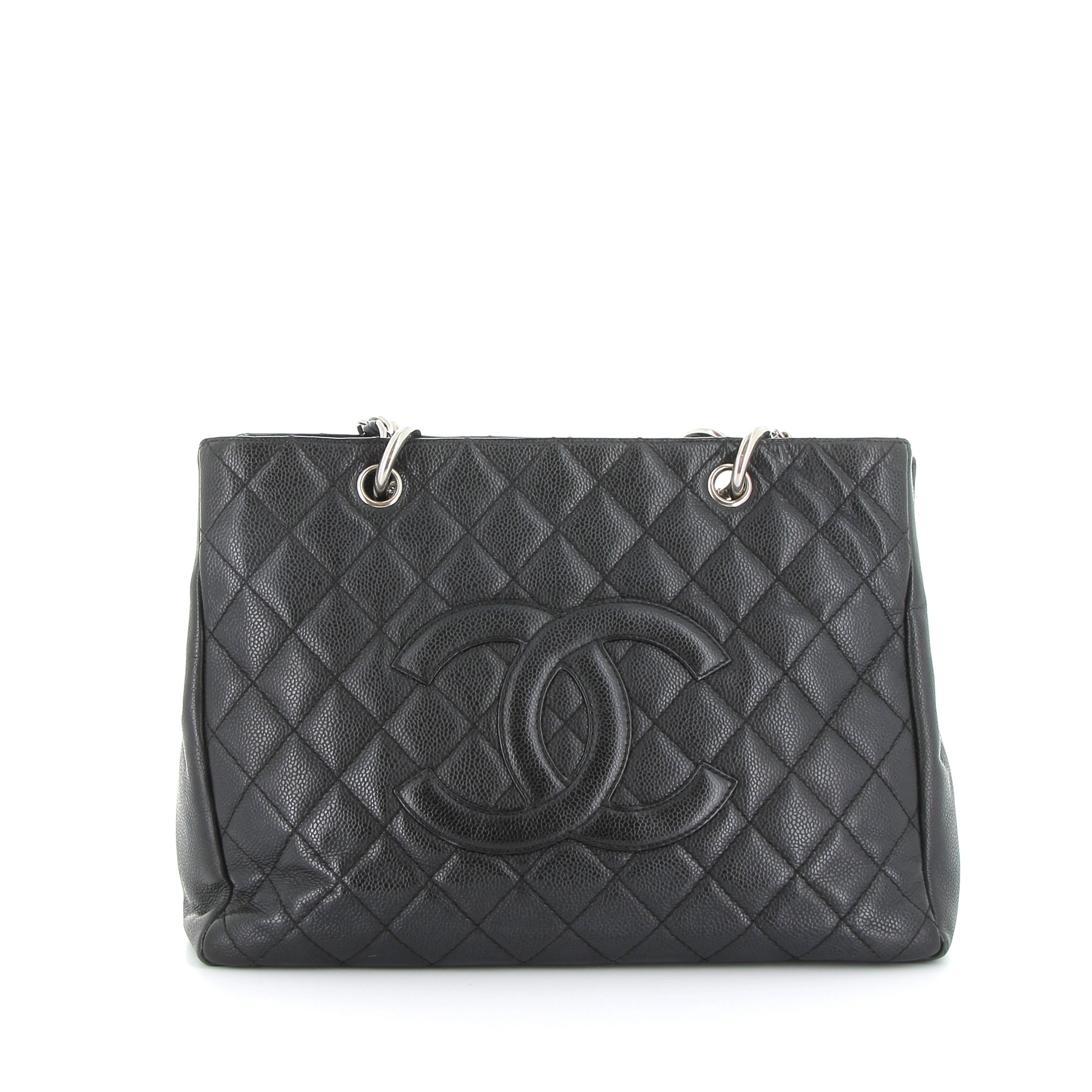CHANEL Cabas Grand Shopping Noir en Cuir