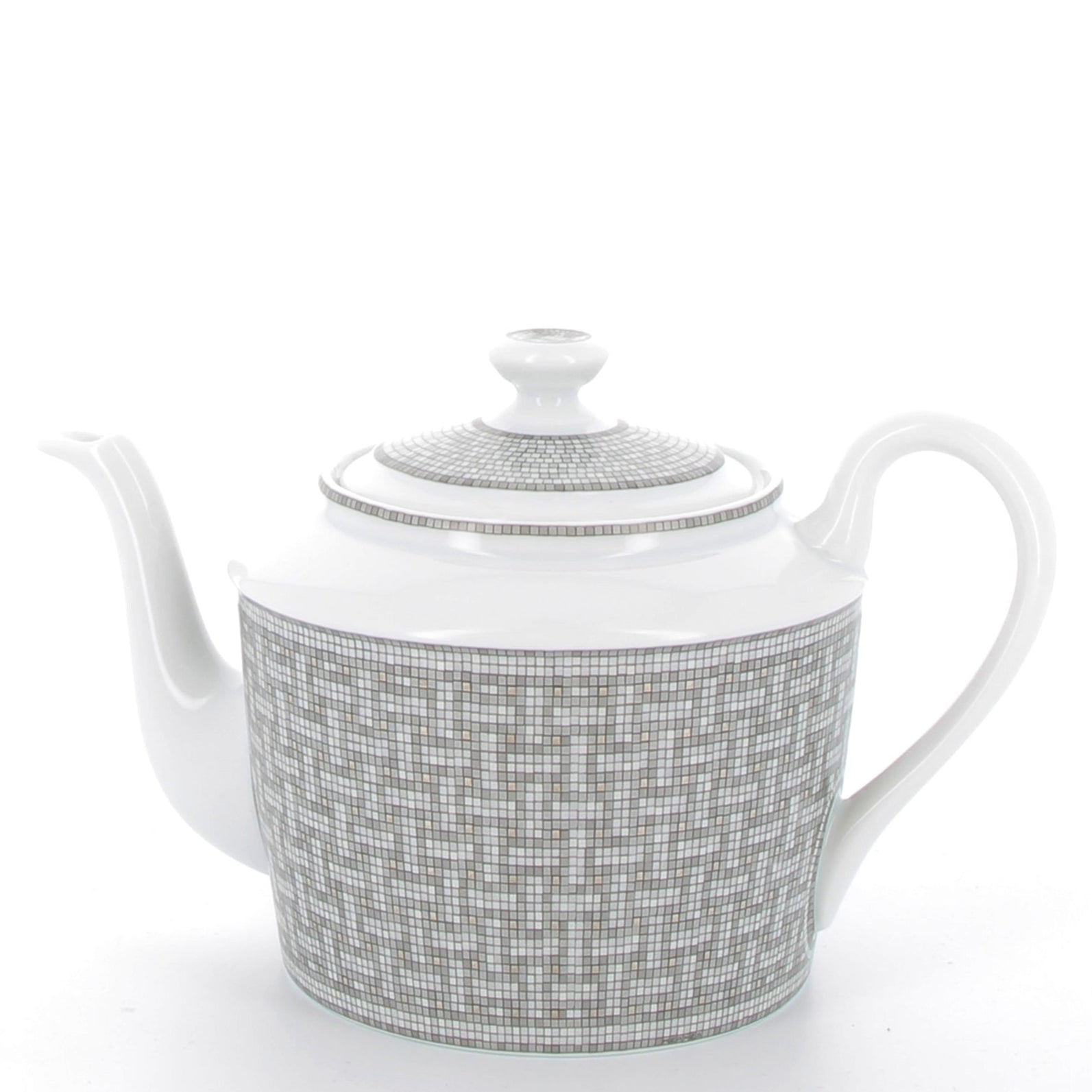 HERMES Théière Mosaïque 24 Platine