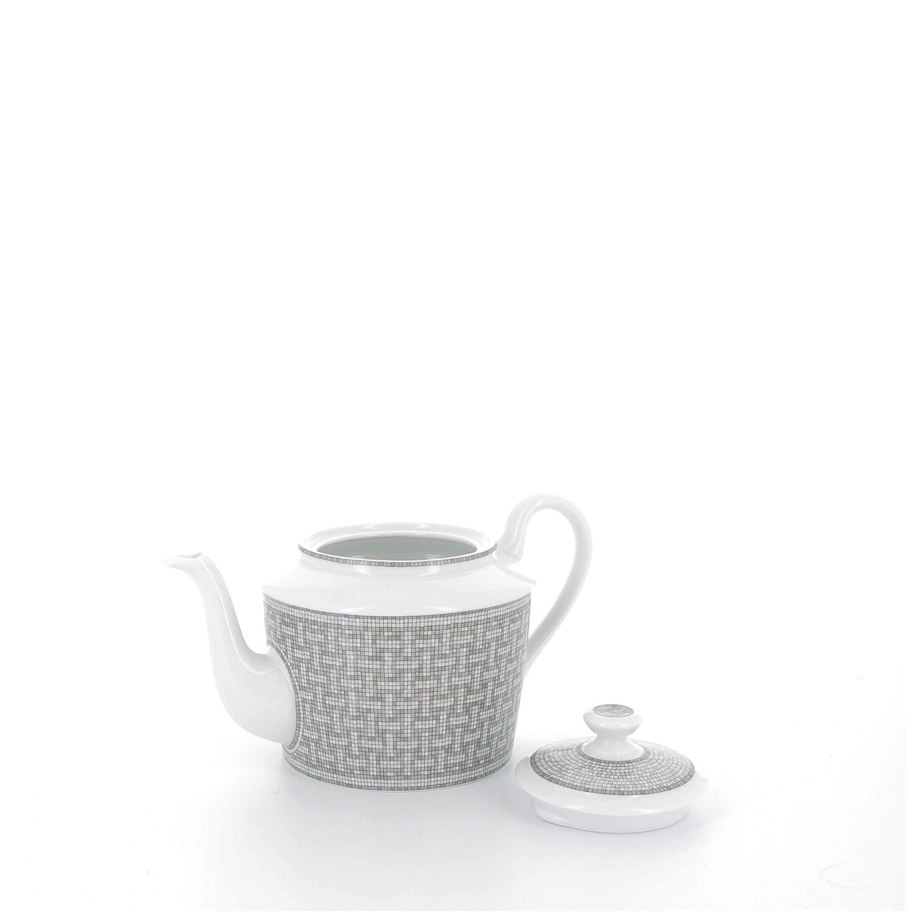 HERMES Théière Mosaïque 24 Platine