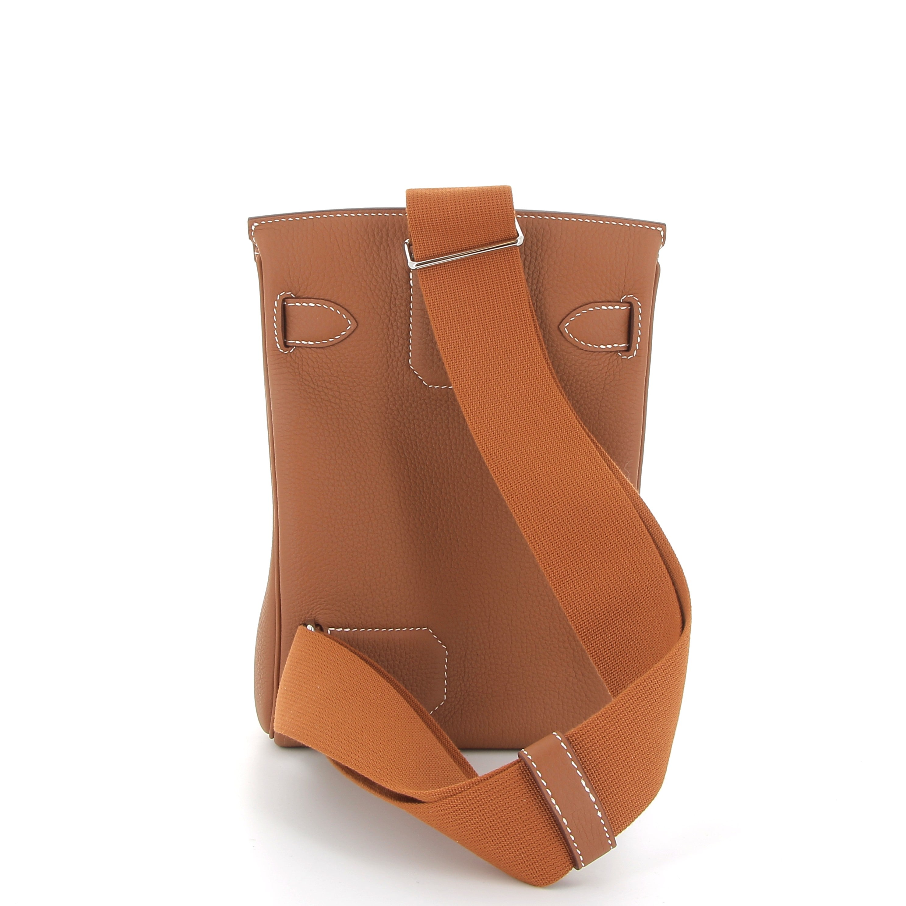 HERMES HAC A DOS GOLD CUIR BARENIA FINITION PALLADIÉ