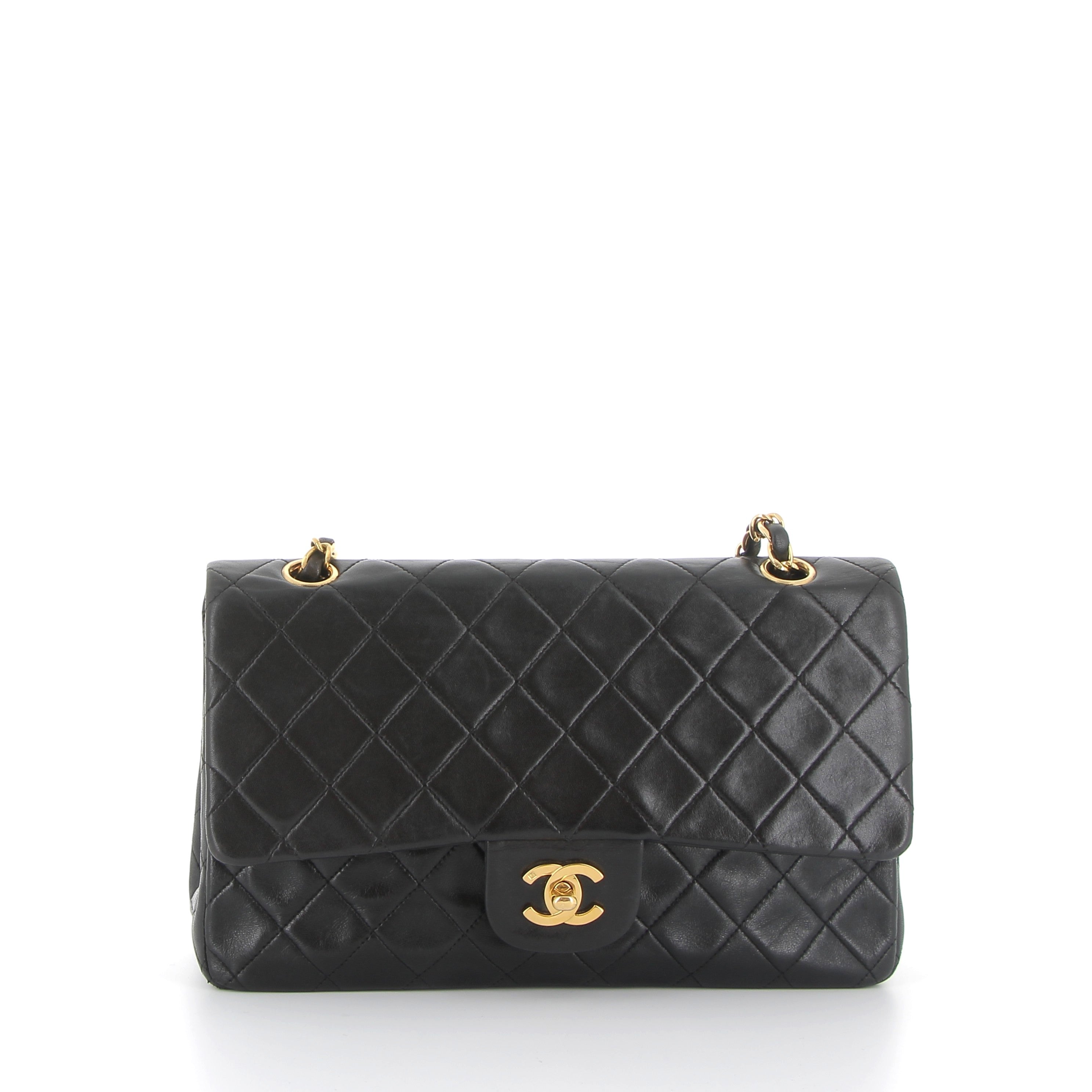 CHANEL Black Vintage Gold Finish