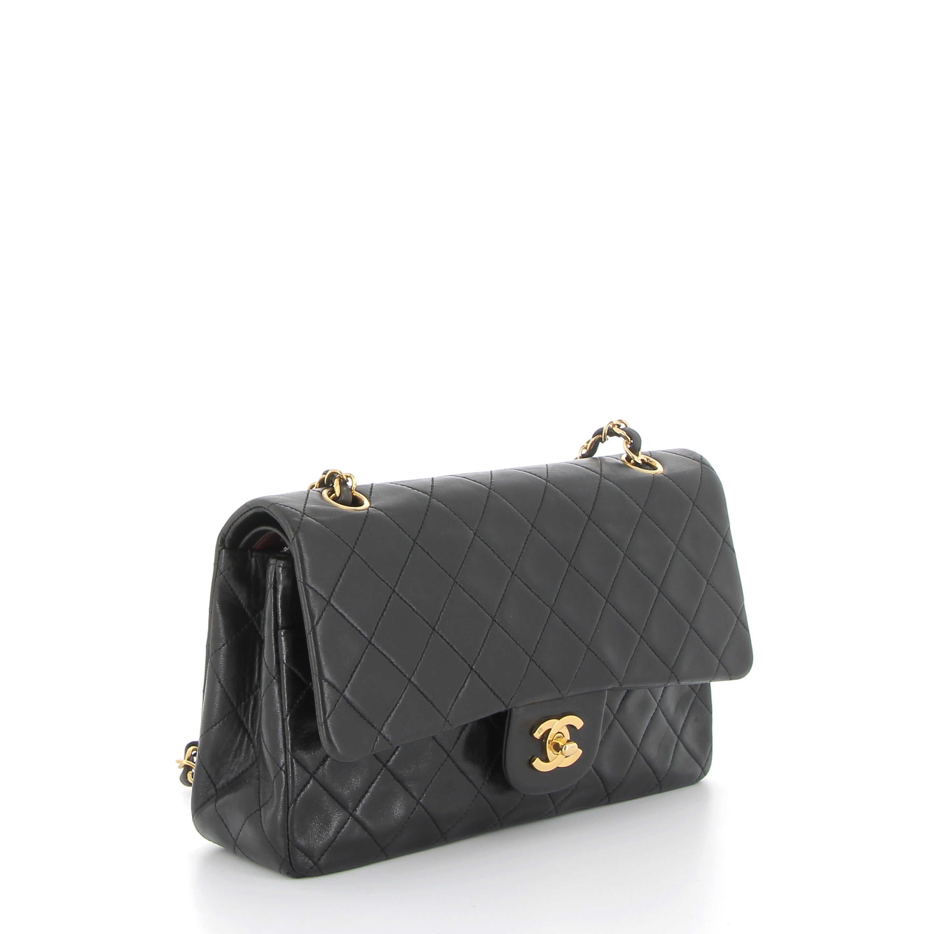 CHANEL Black Vintage Gold Finish