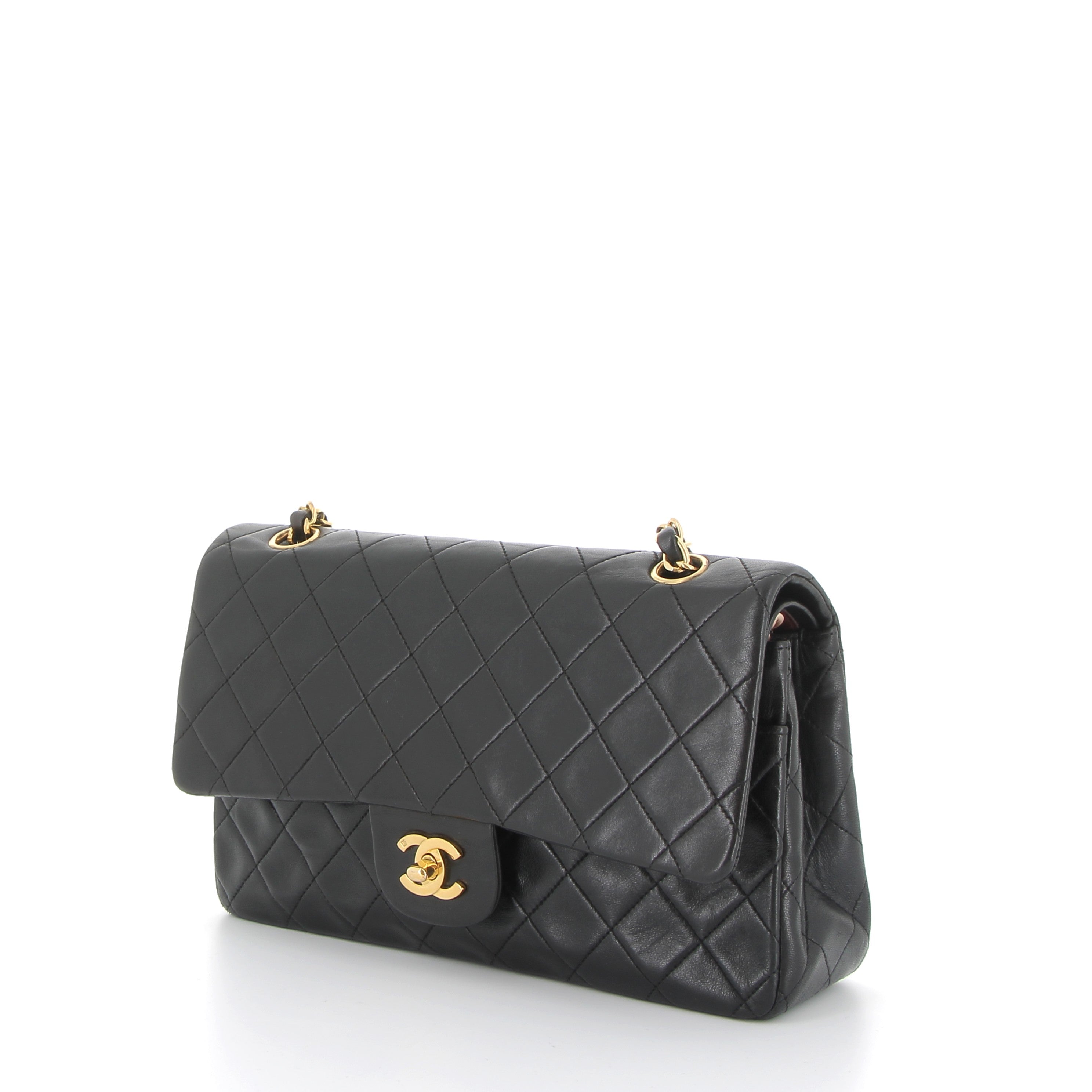 CHANEL Black Vintage Gold Finish