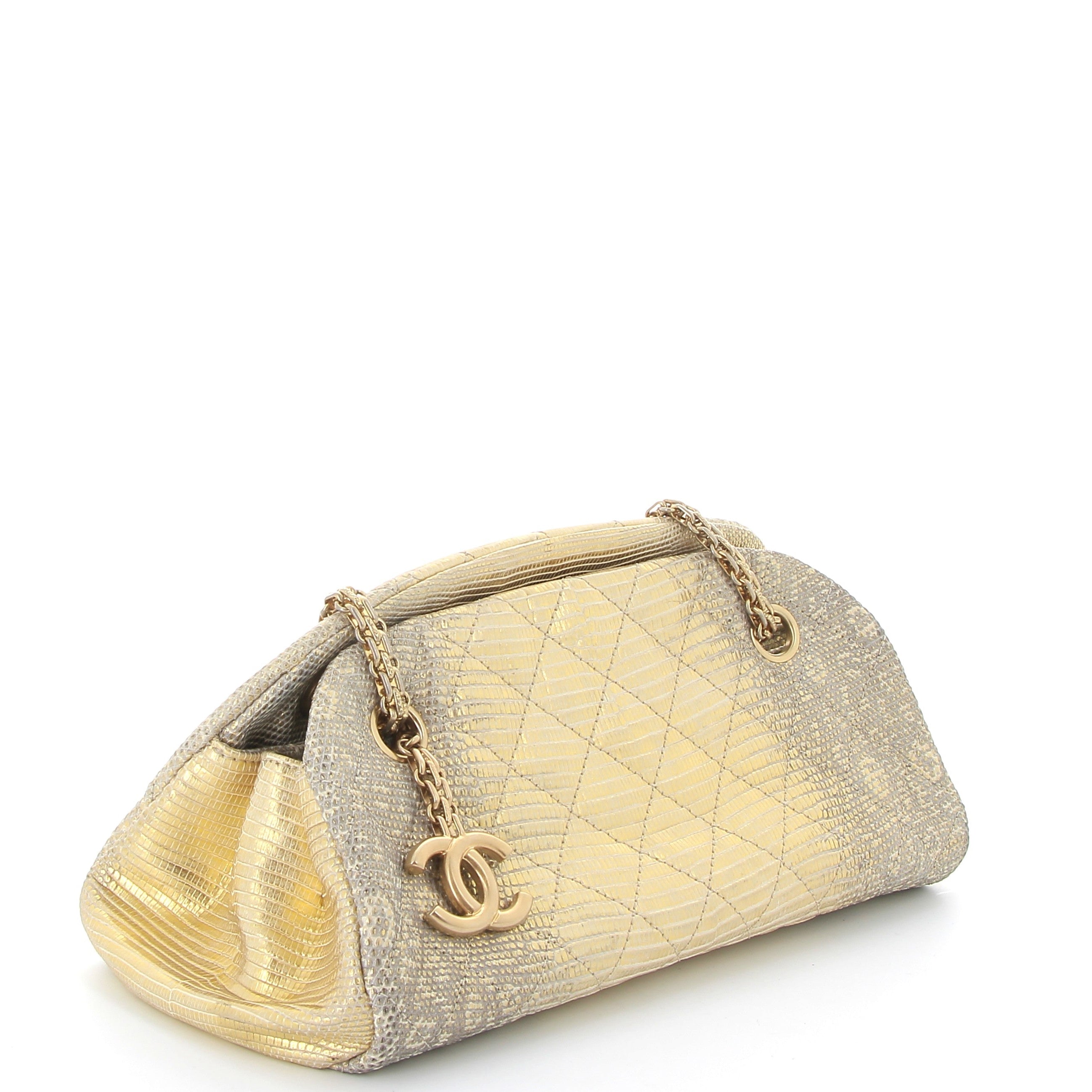 CHANEL Sac à Main Mademoiselle Cuir Lézard