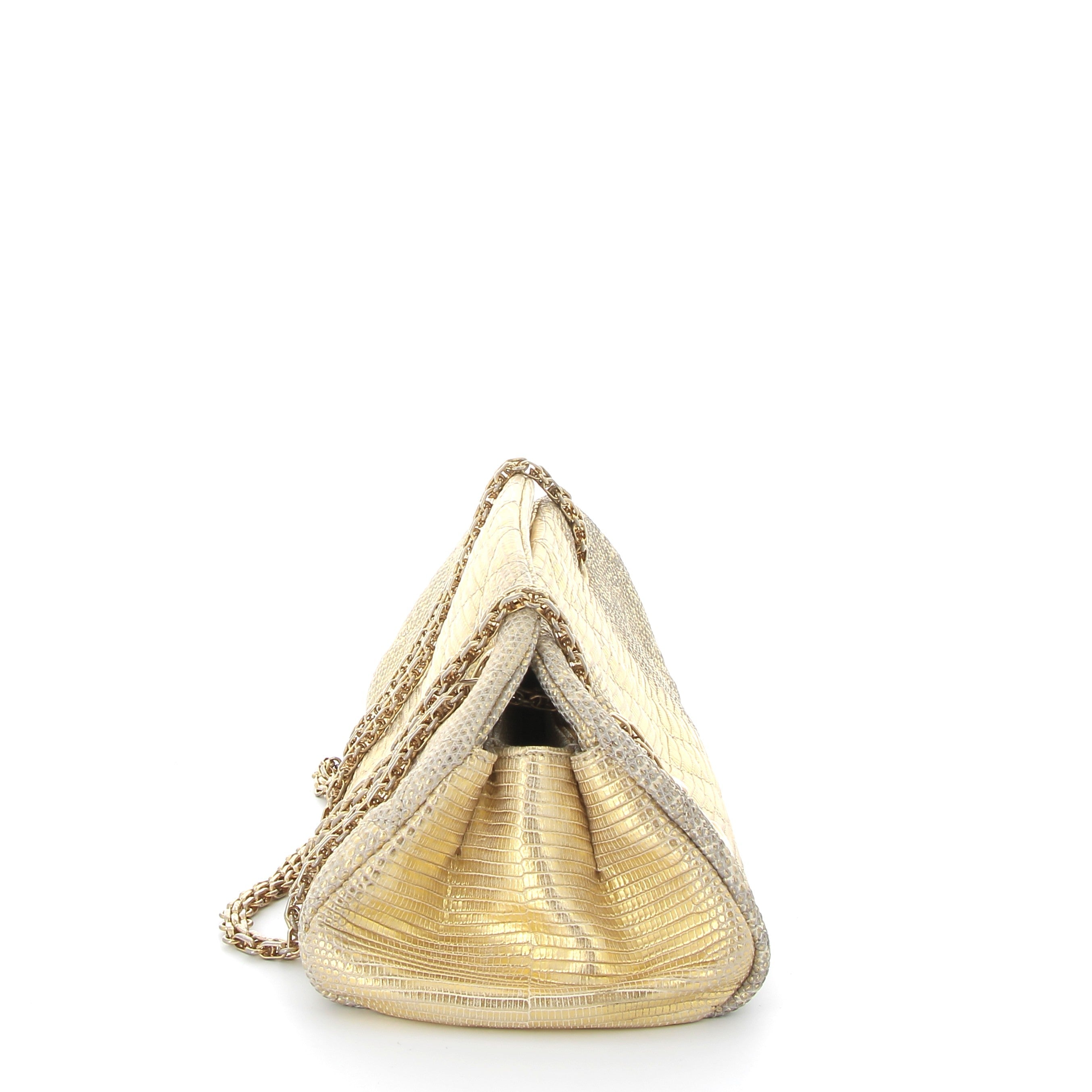 CHANEL Sac à Main Mademoiselle Cuir Lézard