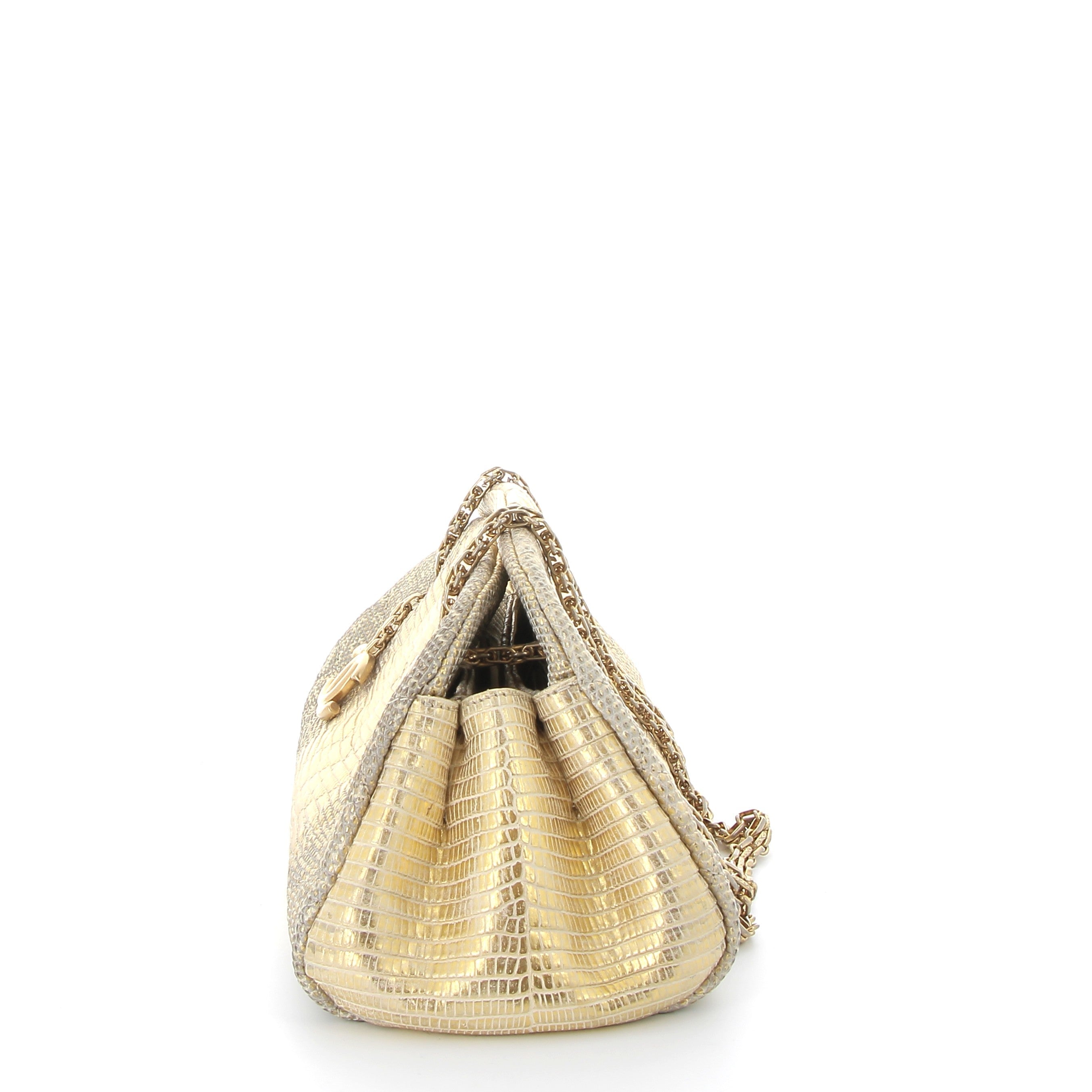 CHANEL Sac à Main Mademoiselle Cuir Lézard