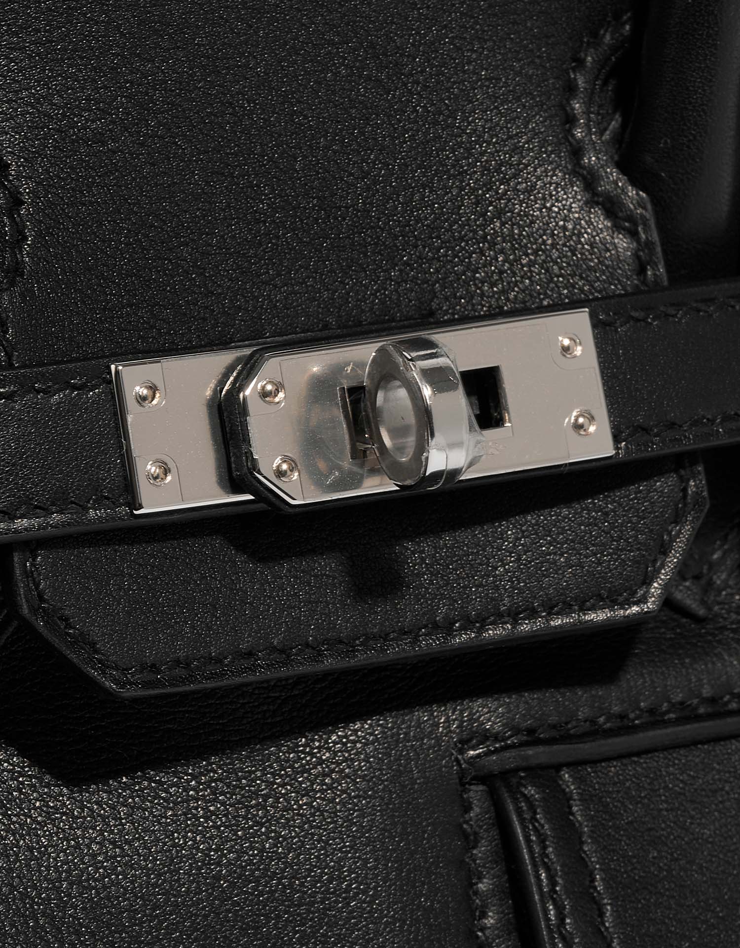 HERMÈS Birkin 25 The Rock Calf Volupto Black