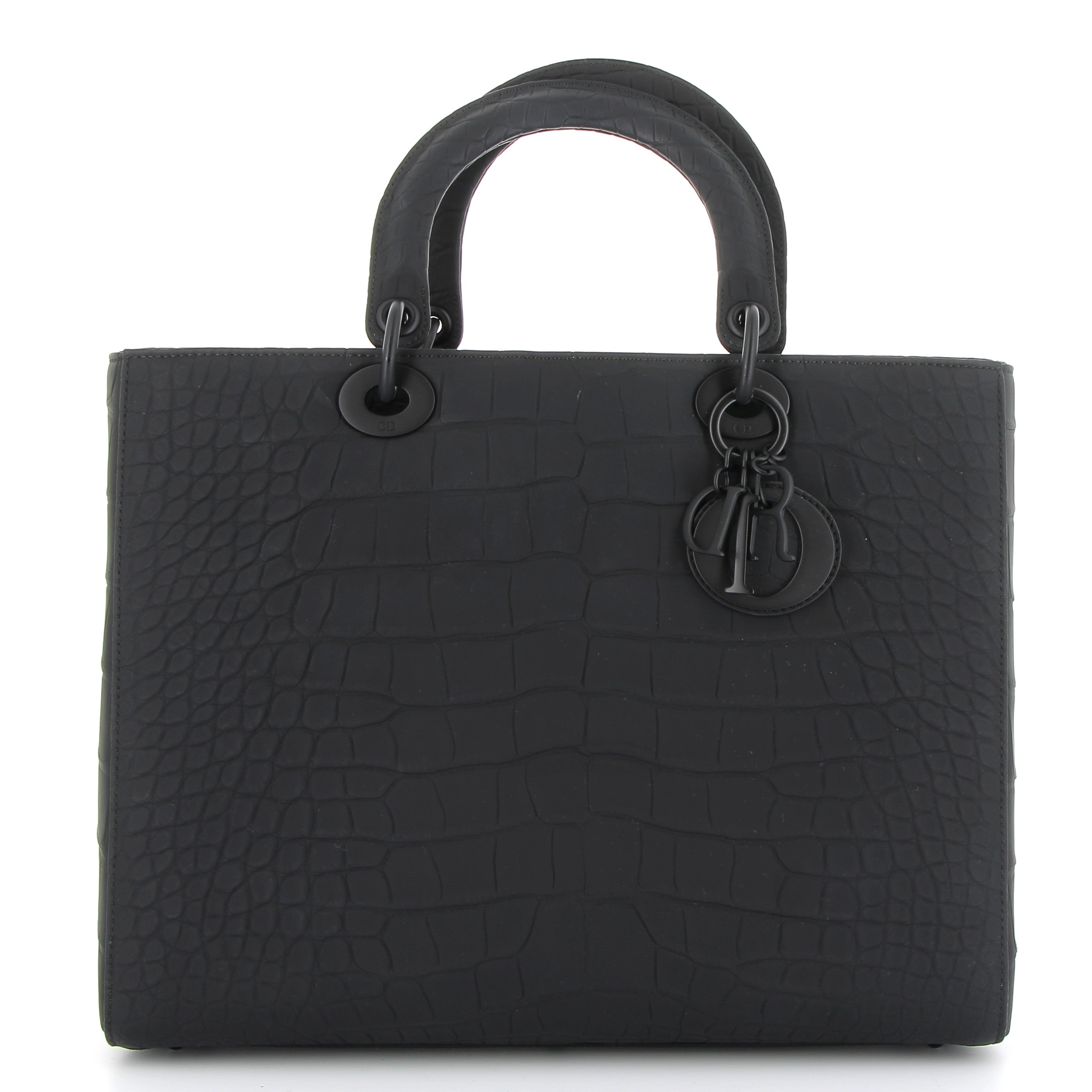 DIOR Lady Dior Noir Alligator Mat