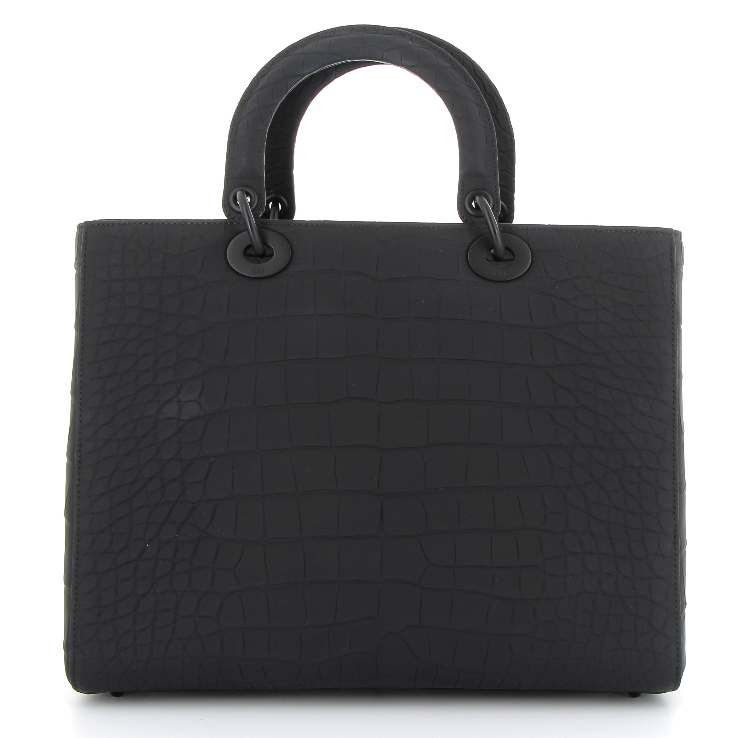DIOR Lady Dior Noir Alligator Mat