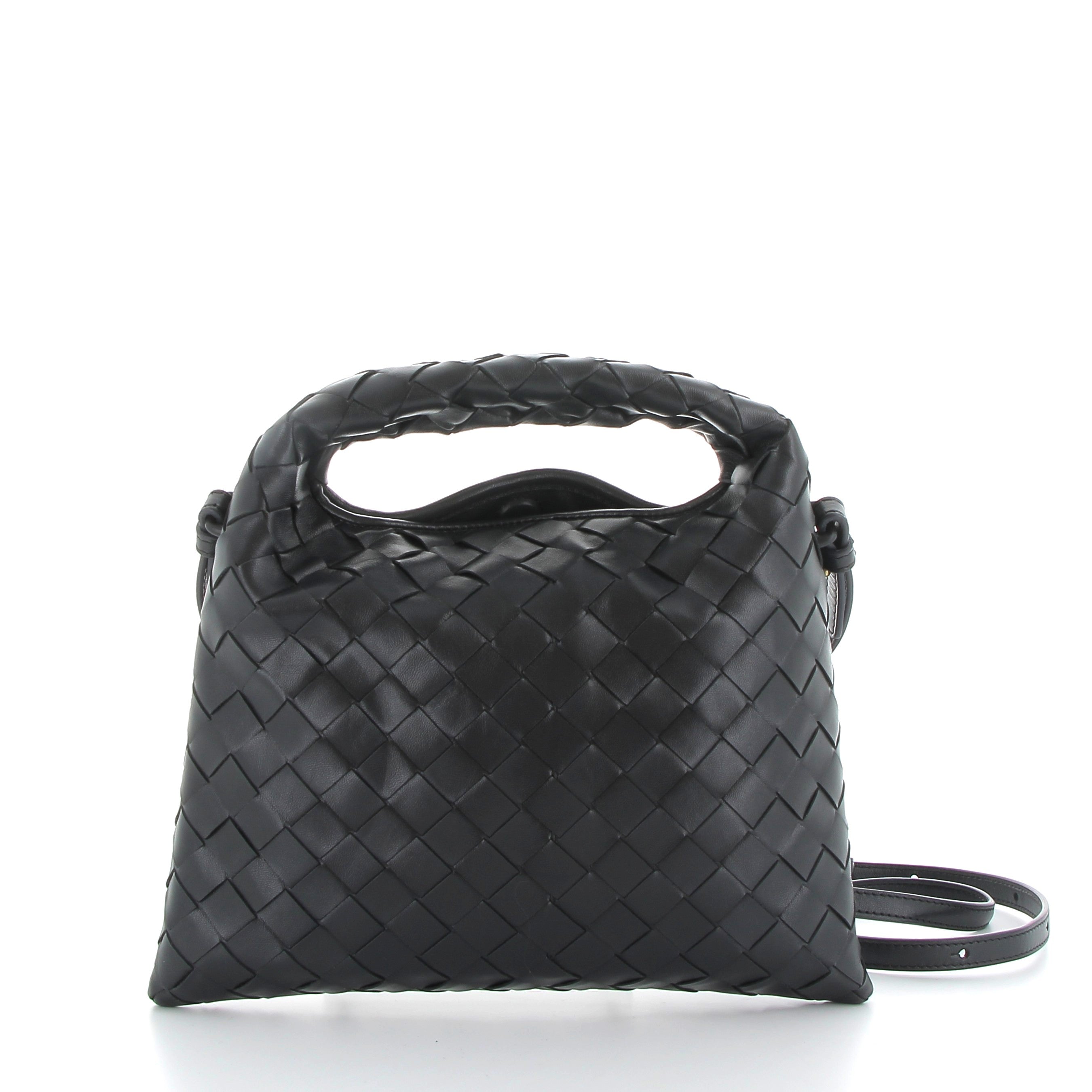 BOTTEGA VENETA Hop Mini Shadow Noir