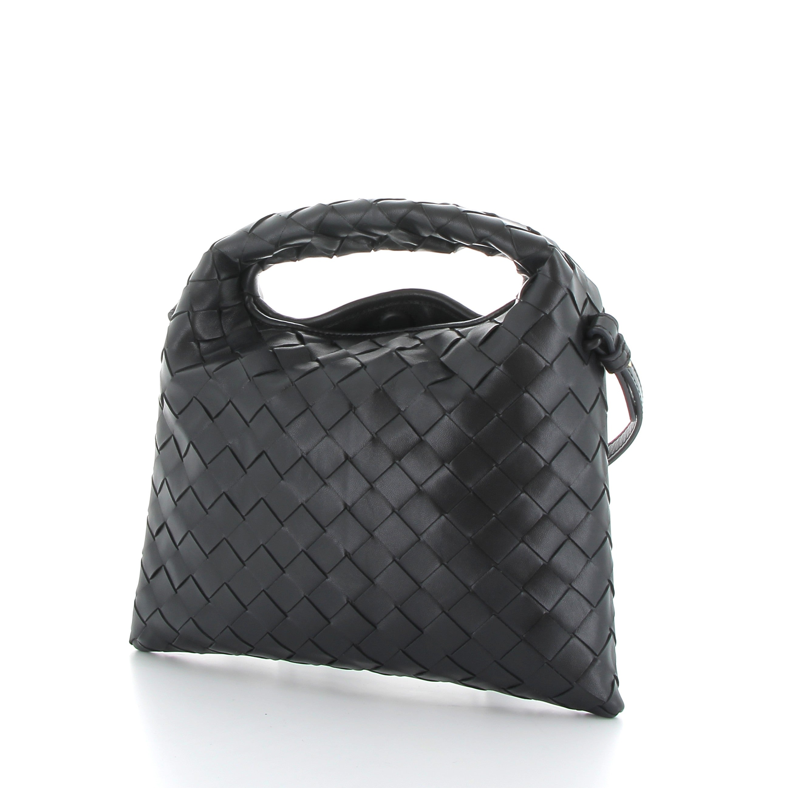 BOTTEGA VENETA Hop Mini Shadow Noir